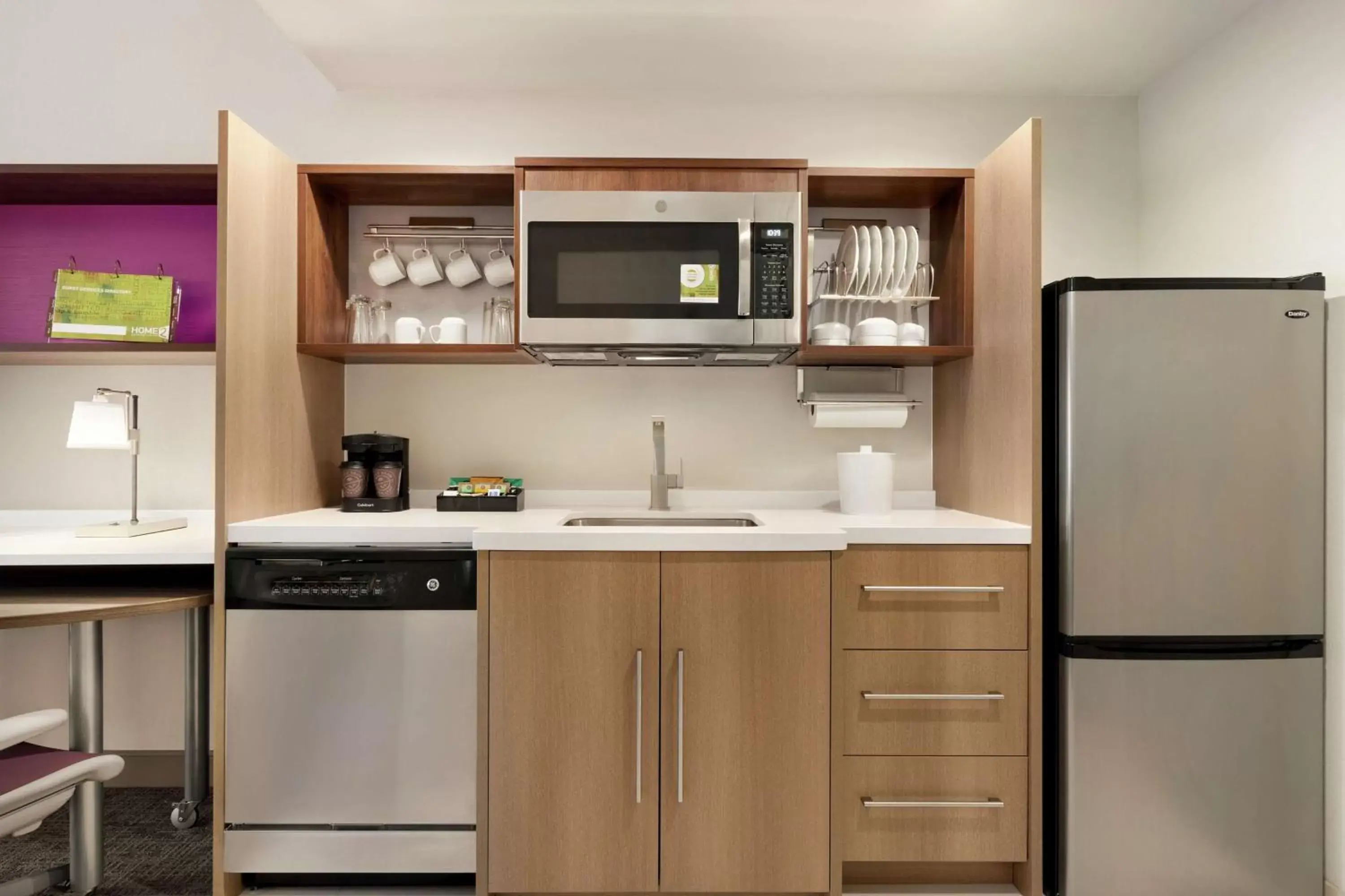 Bedroom, Kitchen/Kitchenette in Home2 Suites By Hilton Harrisburg