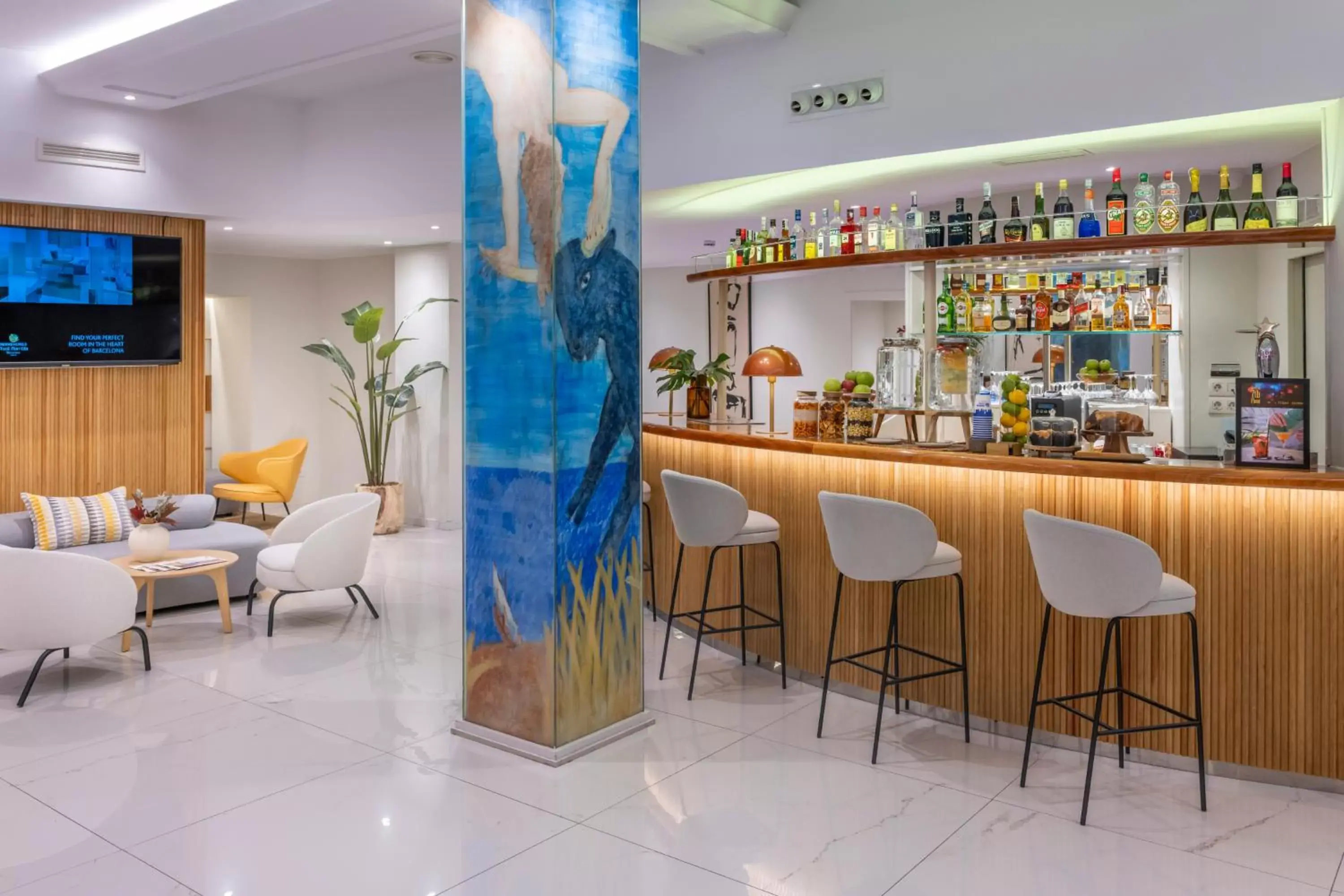Lounge or bar, Lounge/Bar in Hotel Serhs Rivoli Rambla