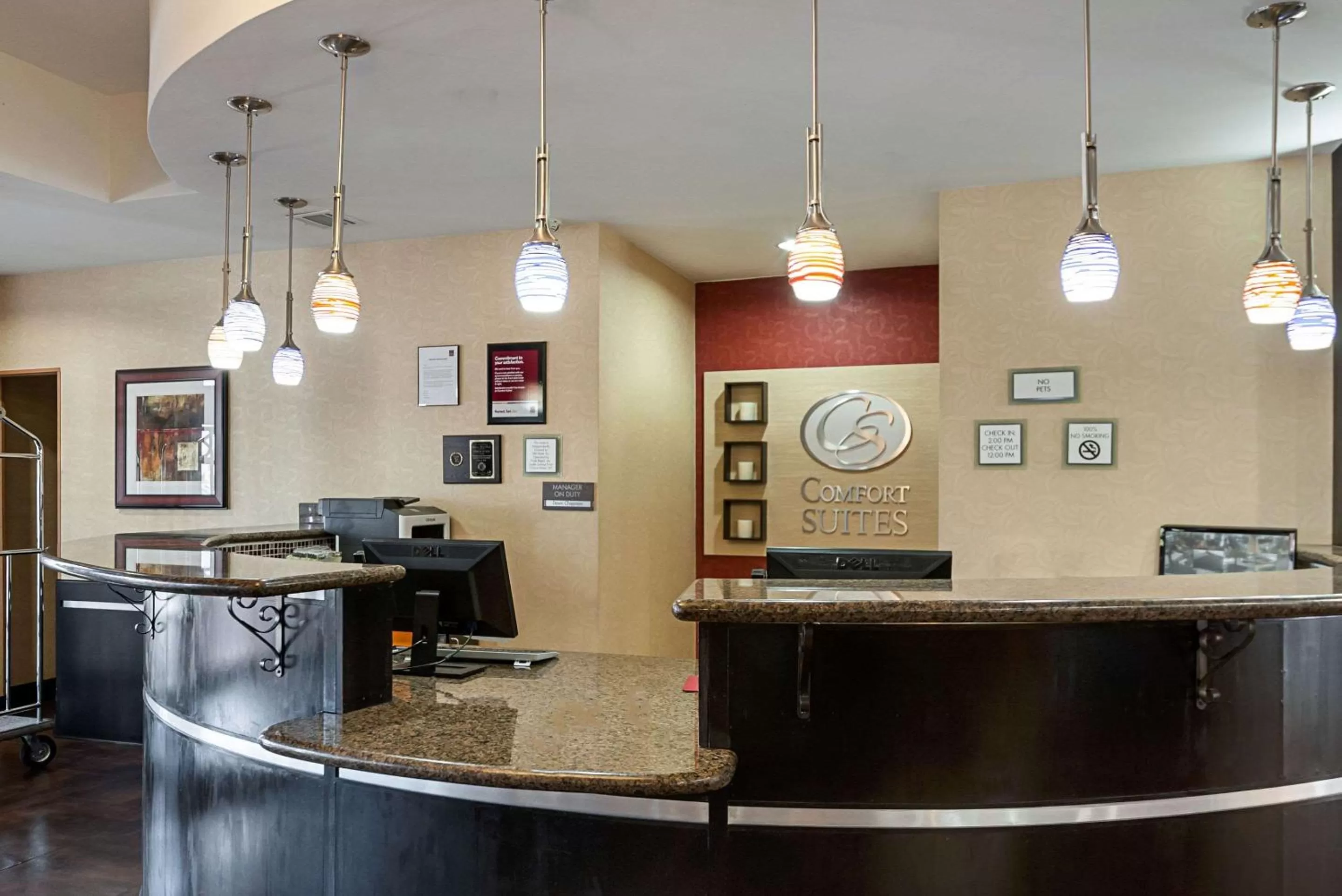 Lobby or reception in Comfort Suites Sulphur-Lake Charles