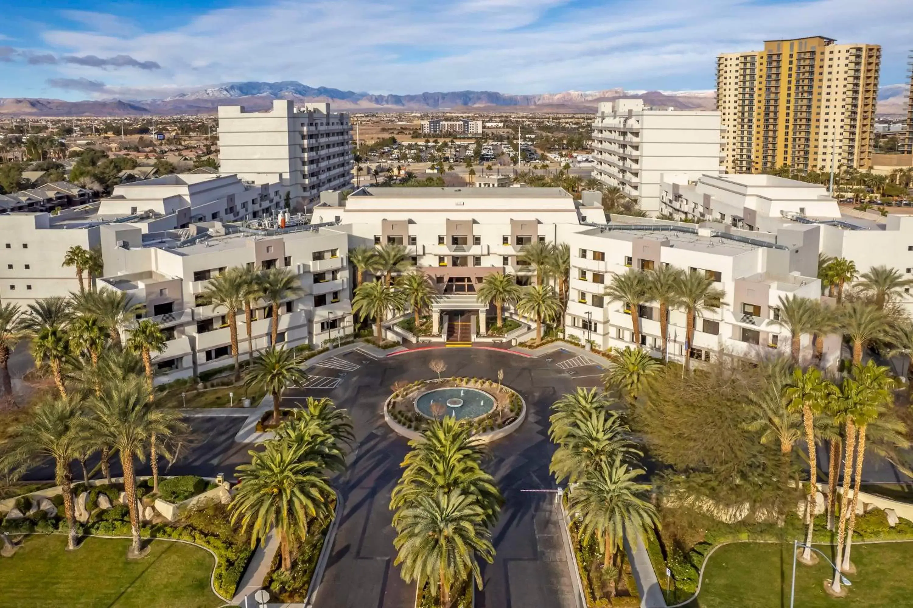 Property building, Bird's-eye View in Hilton Vacation Club Cancun Resort Las Vegas