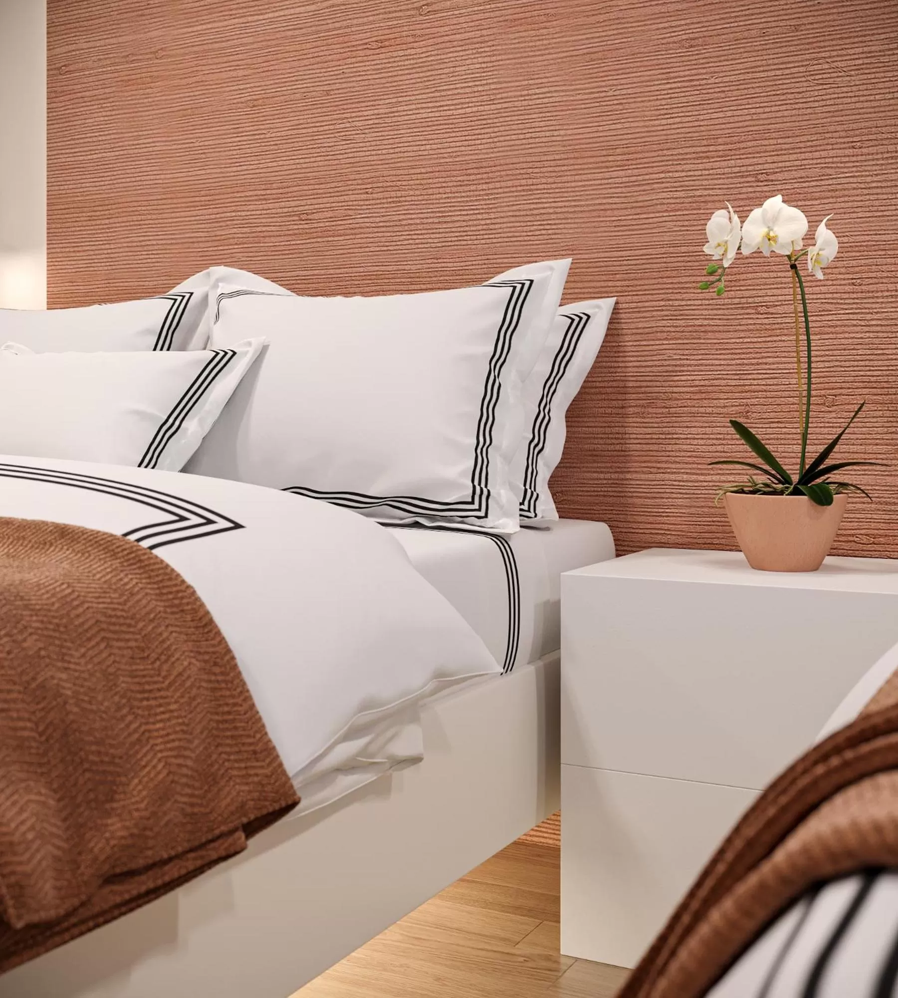 Bed in the Vietta Hotel