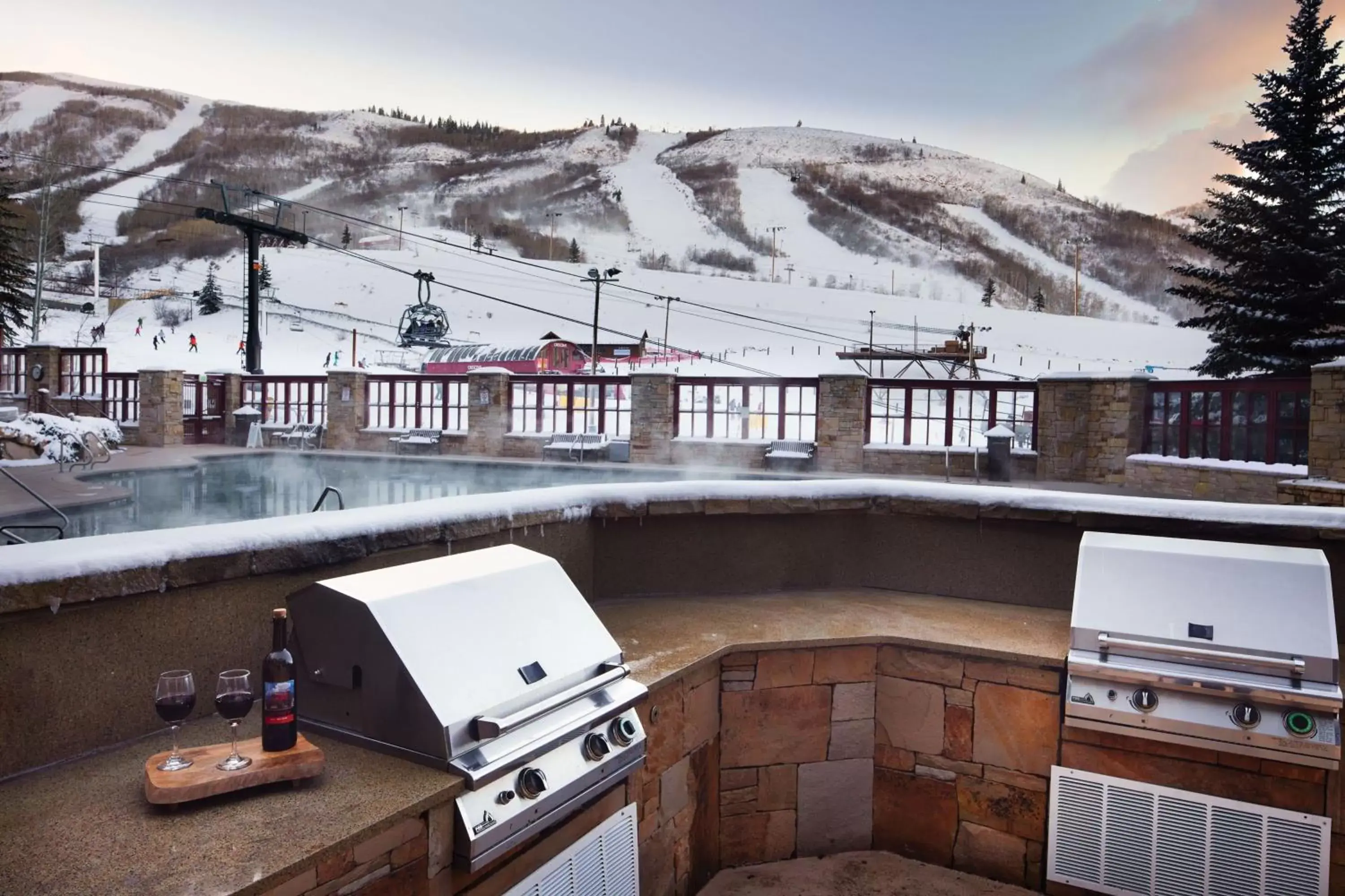 Restaurant/places to eat, Winter in Marriott's MountainSide
