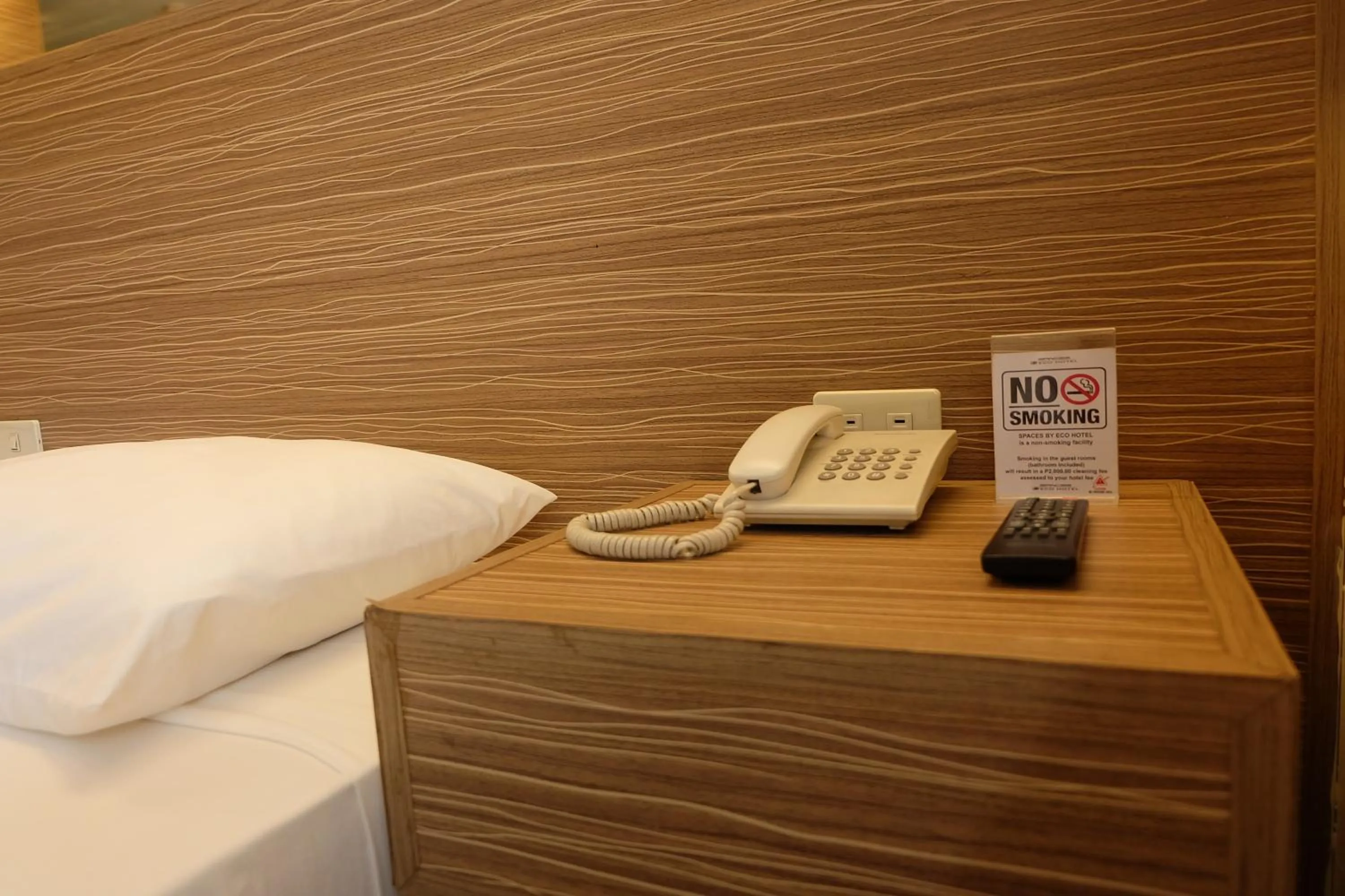 Bedroom in Spaces Hotel Makati