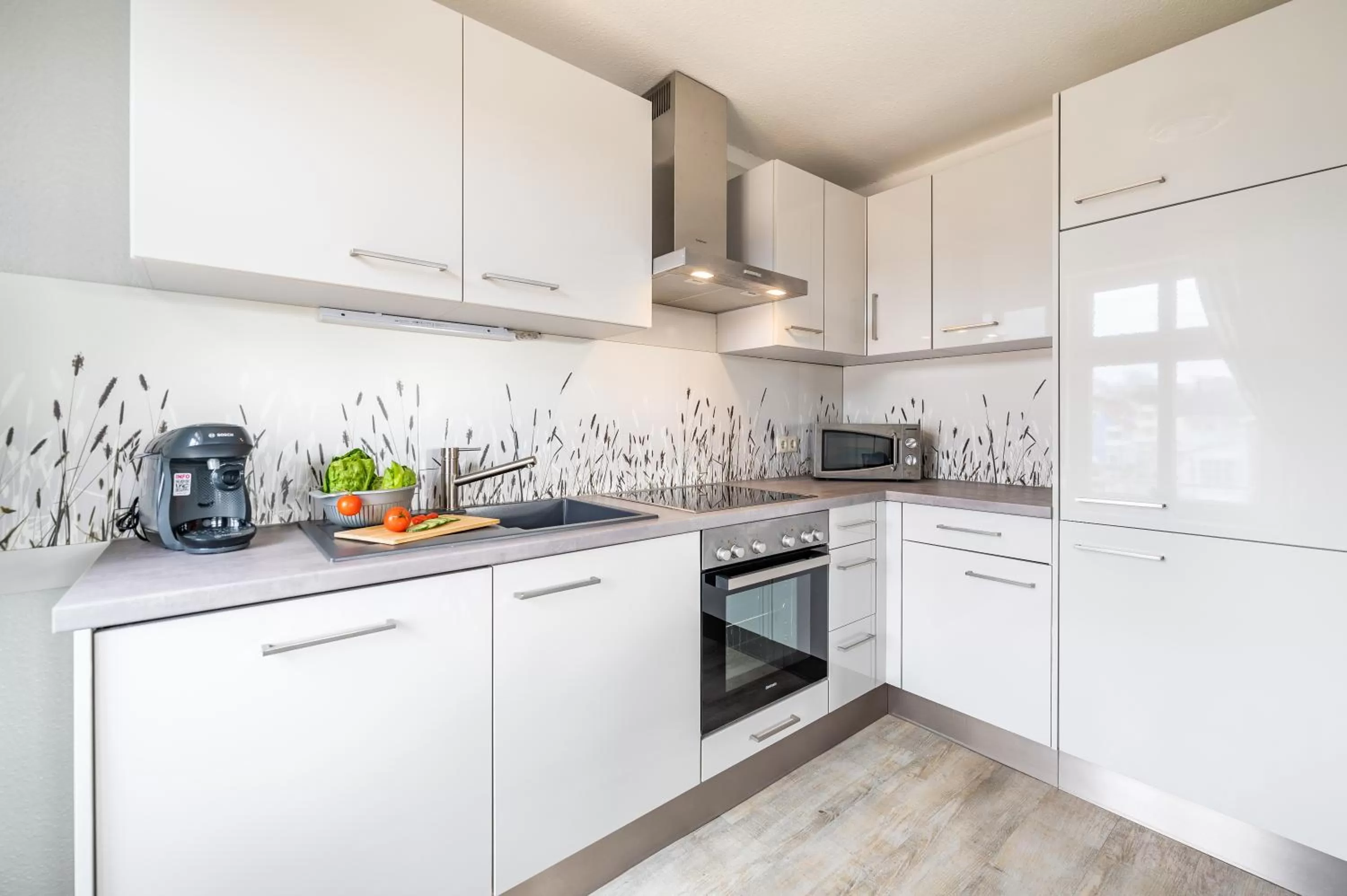 Kitchen or kitchenette in Haus Ferienglück Sauna im Haus
