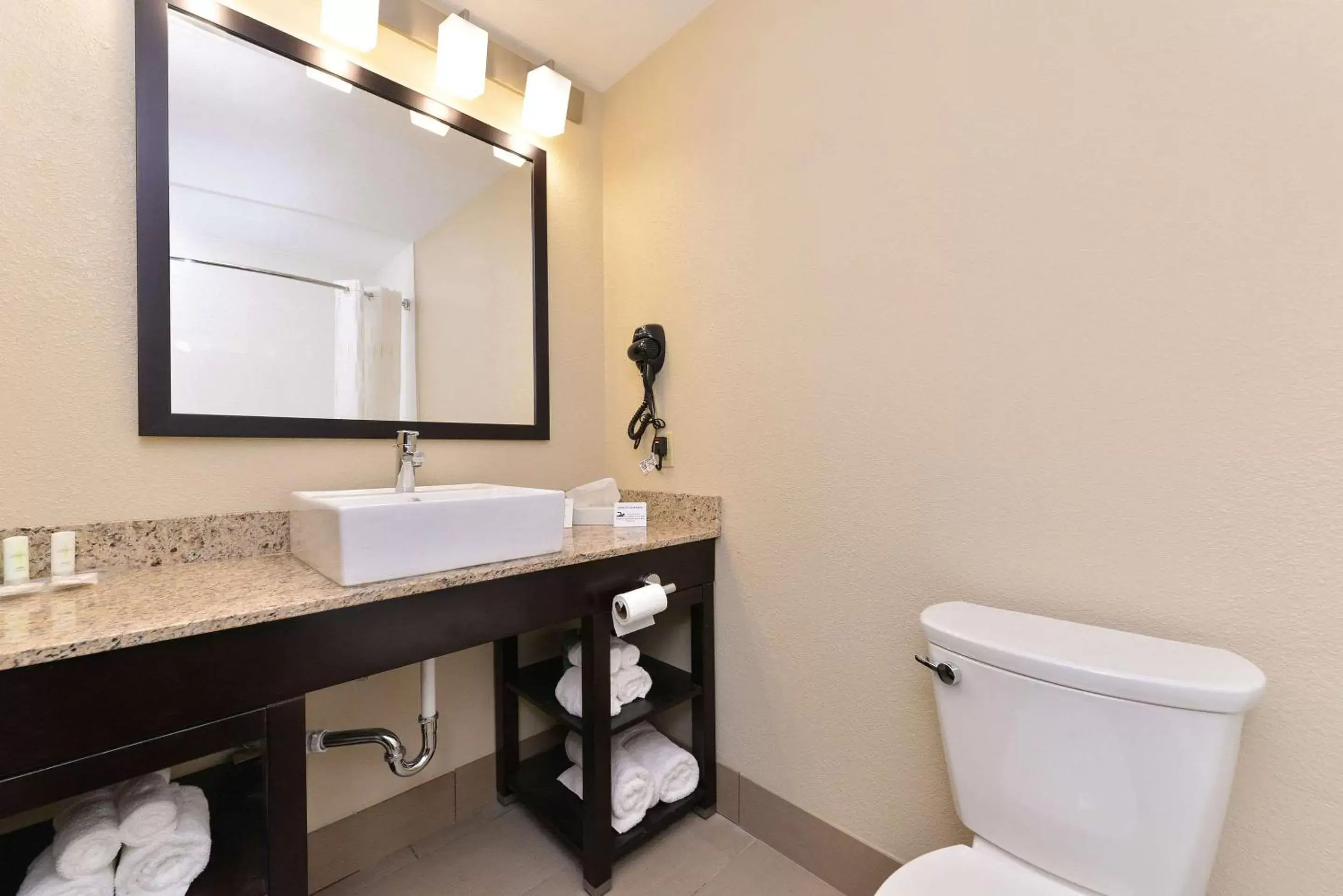 Bathroom in Comfort Suites Columbus East