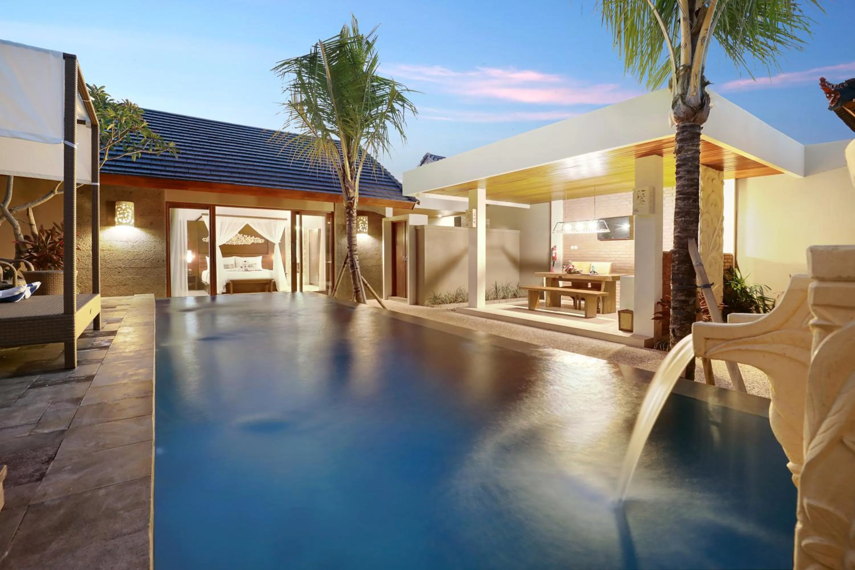 Swimming pool in Lumbini Luxury Villas and Spa