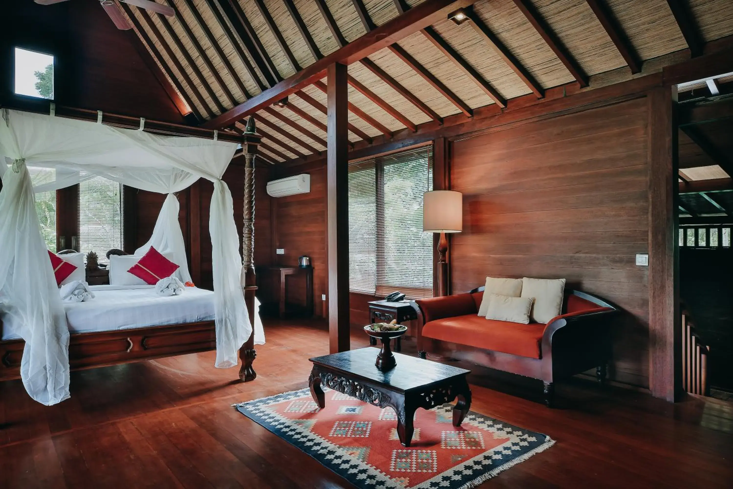 Bed, Seating Area in BeingSattvaa Luxury Ubud - CHSE Certified