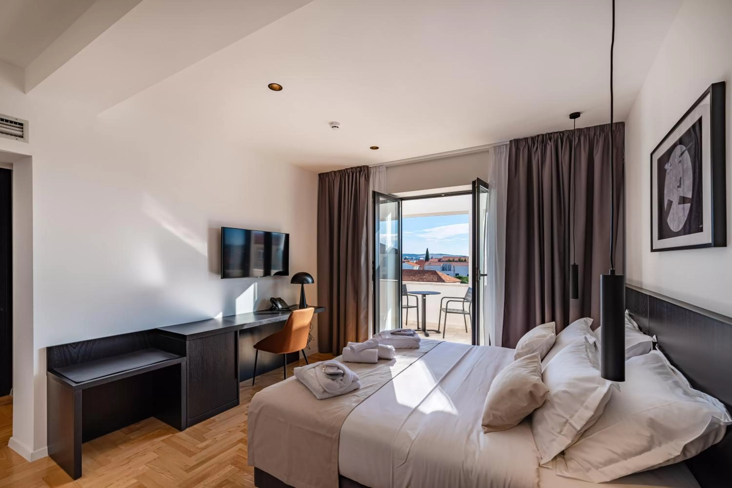 Bed in Miramare Hotel