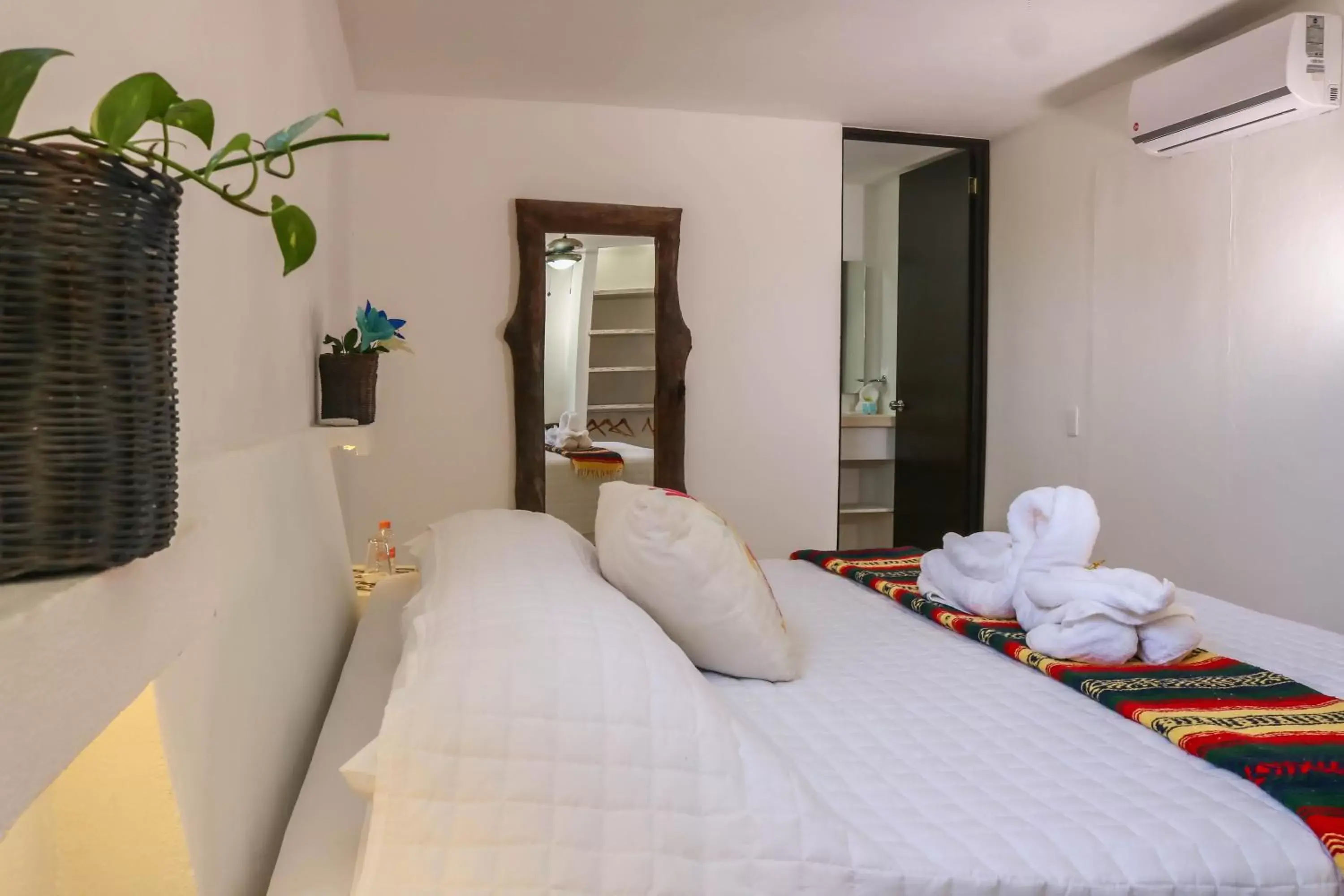 Bedroom, Bed in Kin Ha Tulum Hotel