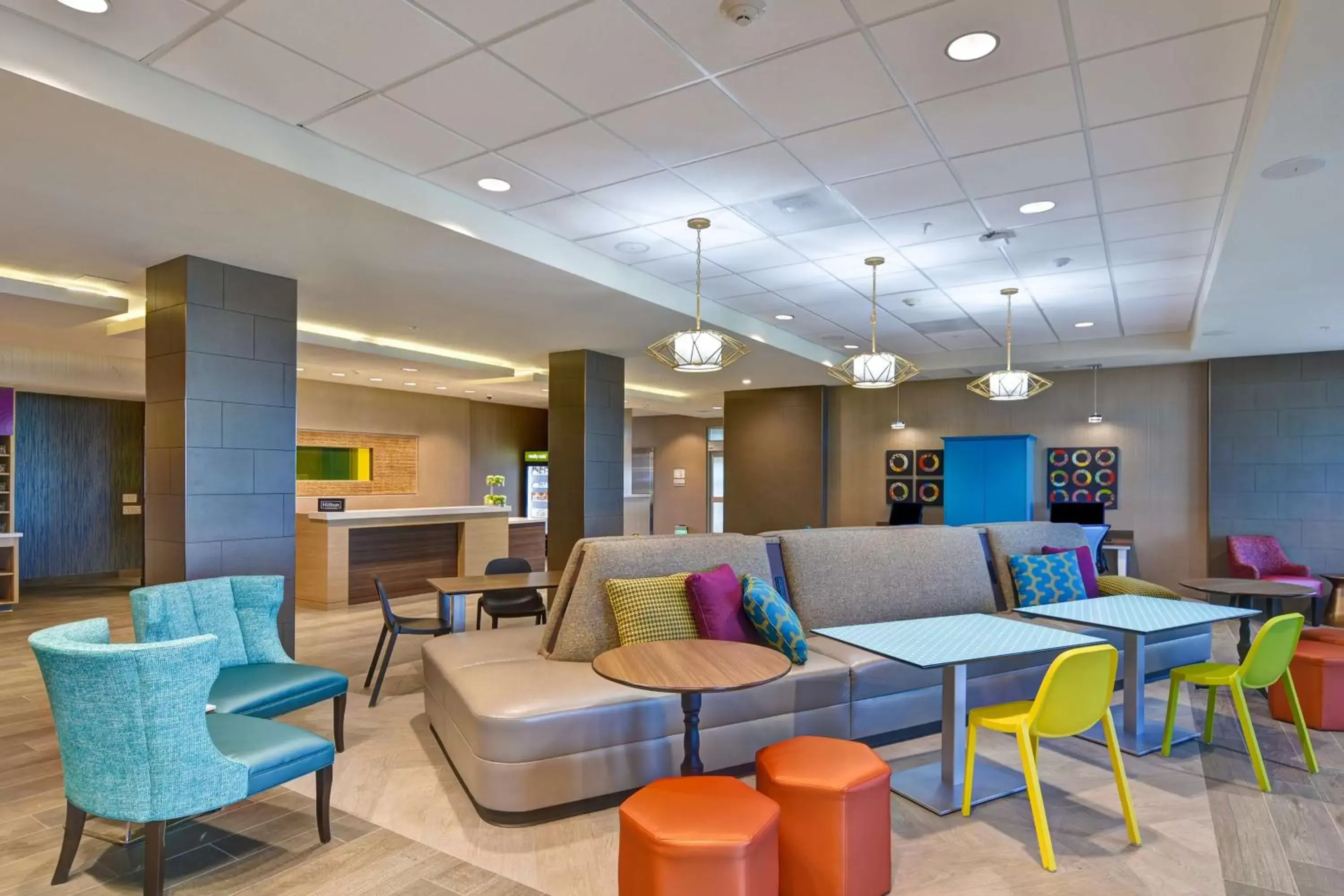 Lobby or reception, Seating Area in Home2 Suites By Hilton Palmdale