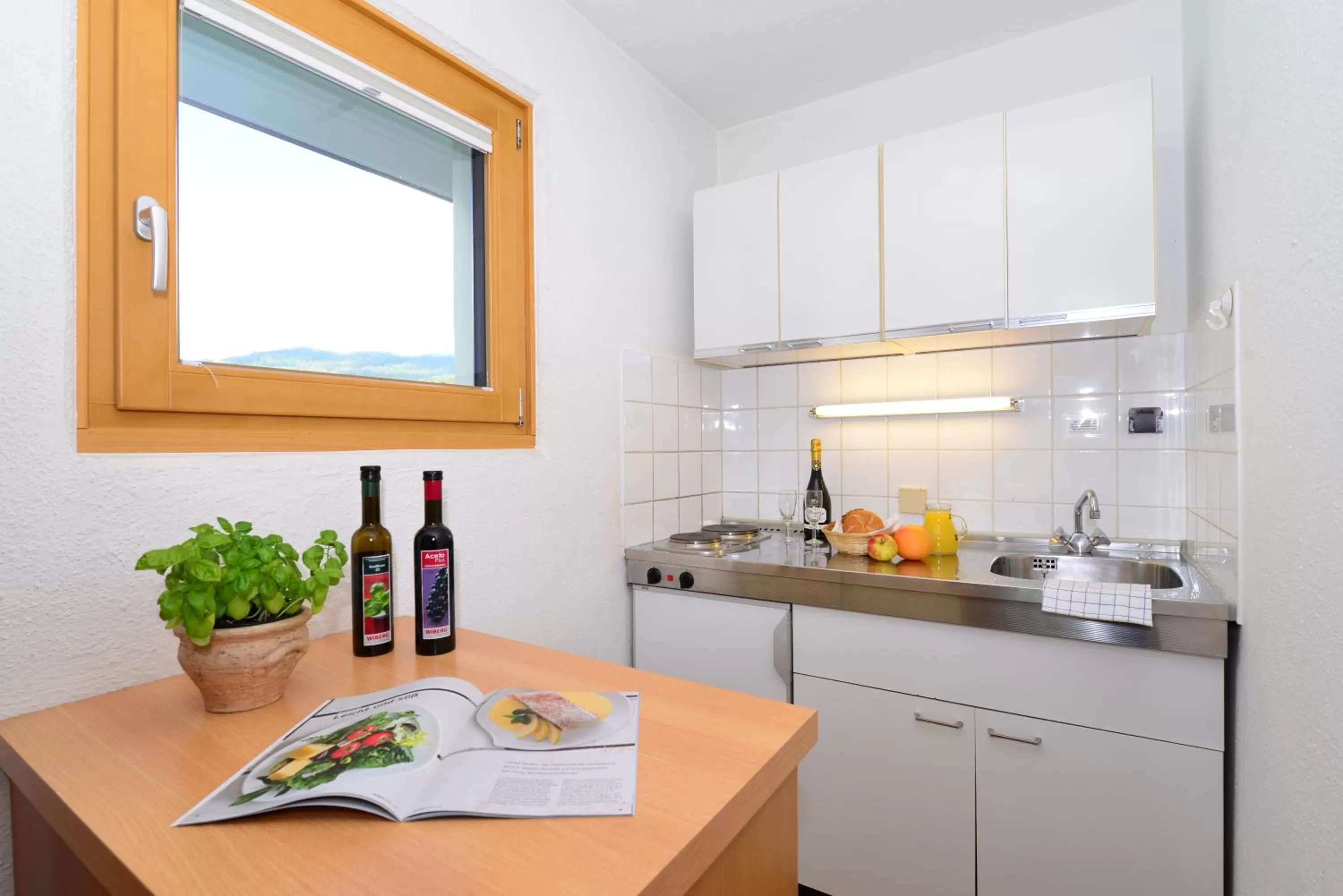 Kitchen or kitchenette in Familienhotel Kleinwalsertal