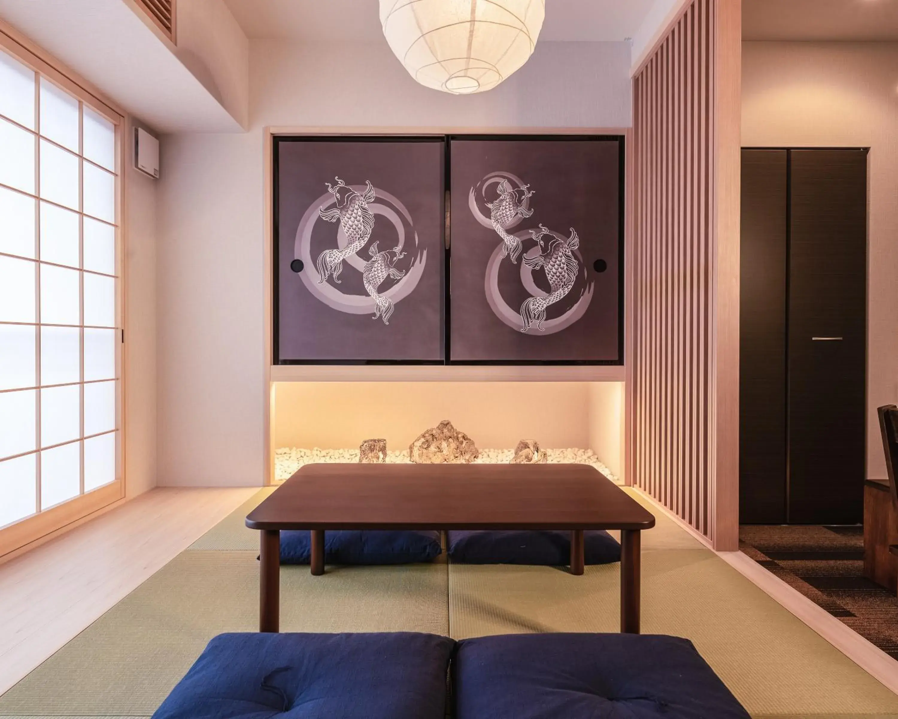 Bedroom, Bed in Zen Kyoto Apartment Hotel