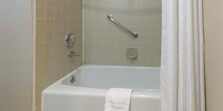 Shower in Maverick Hotel and Casino by Red Lion Hotels