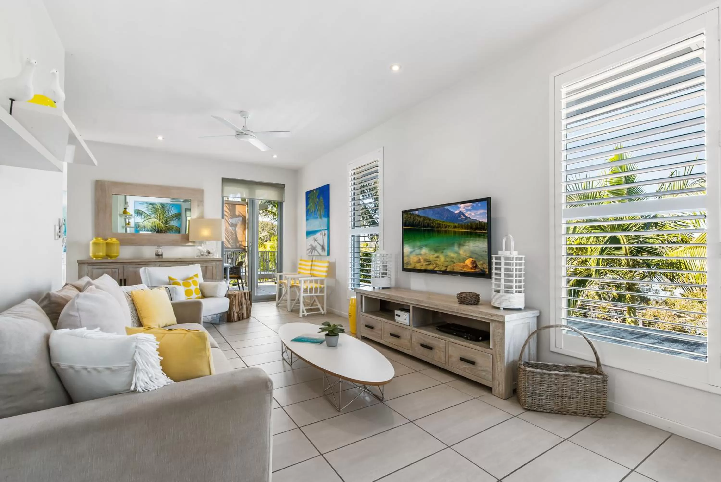Living room in Metzo Noosa Resort