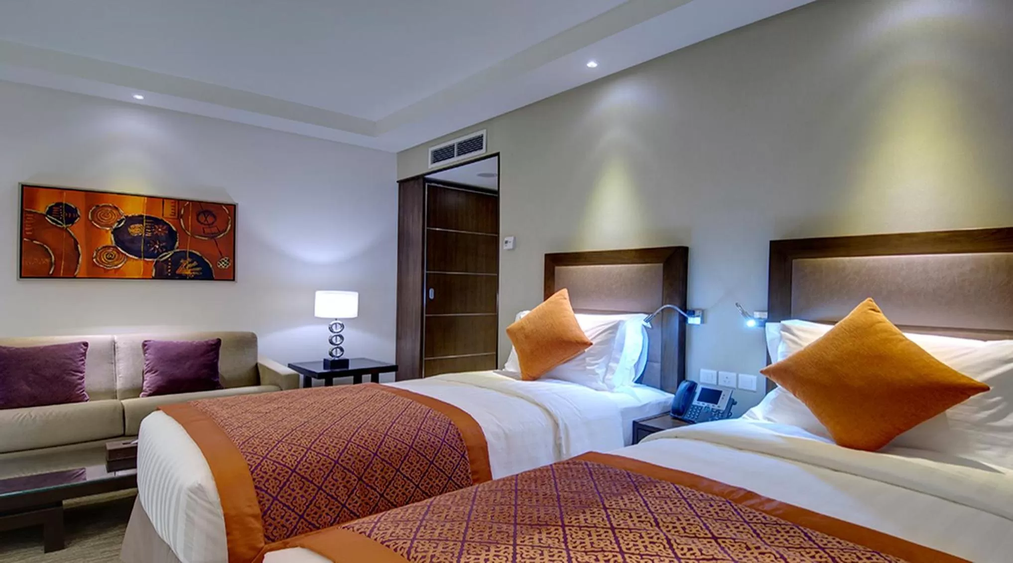 Photo of the whole room, Bed in Crowne Plaza Madinah by IHG