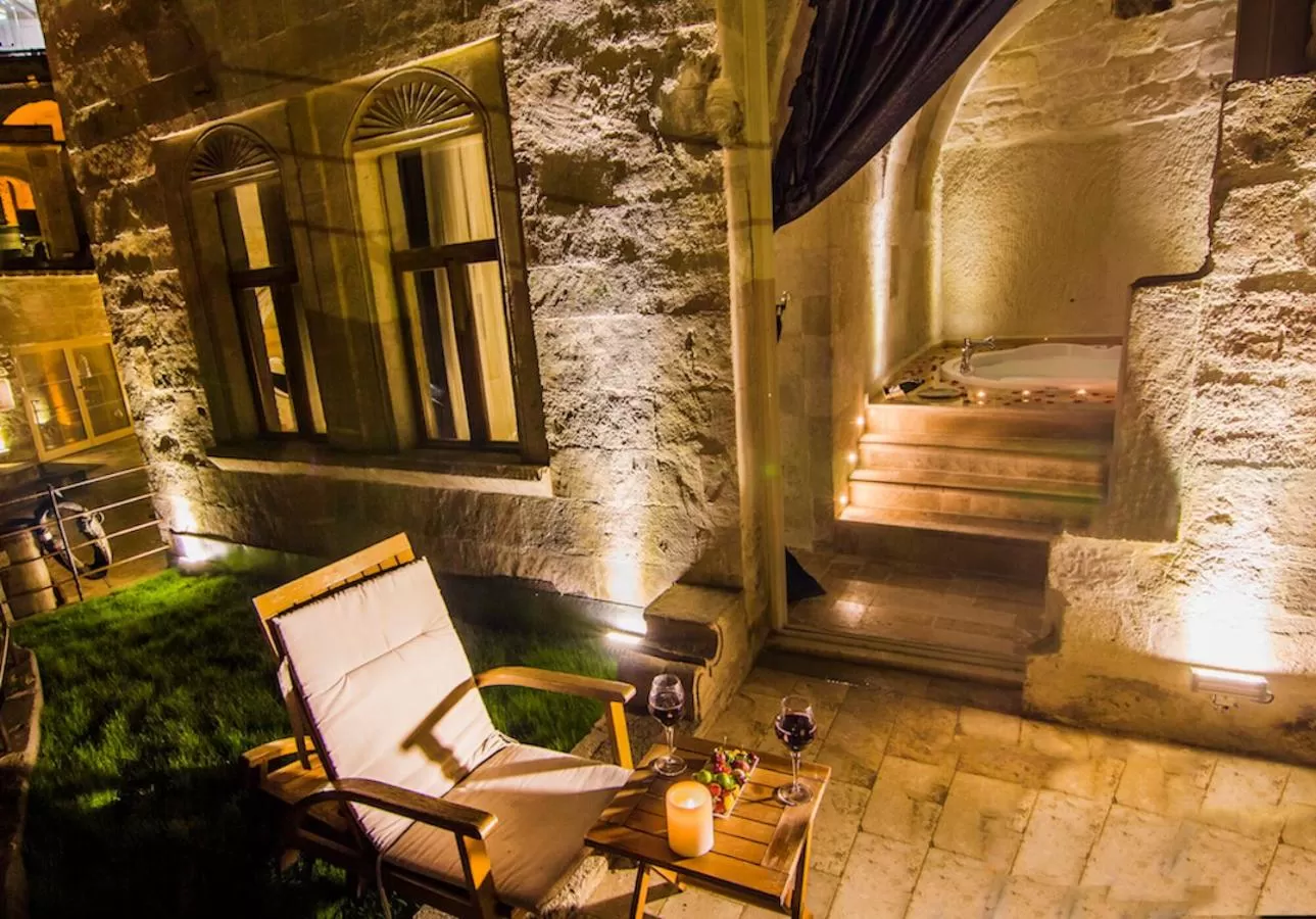 Patio in Azure Cave Suites - Cappadocia