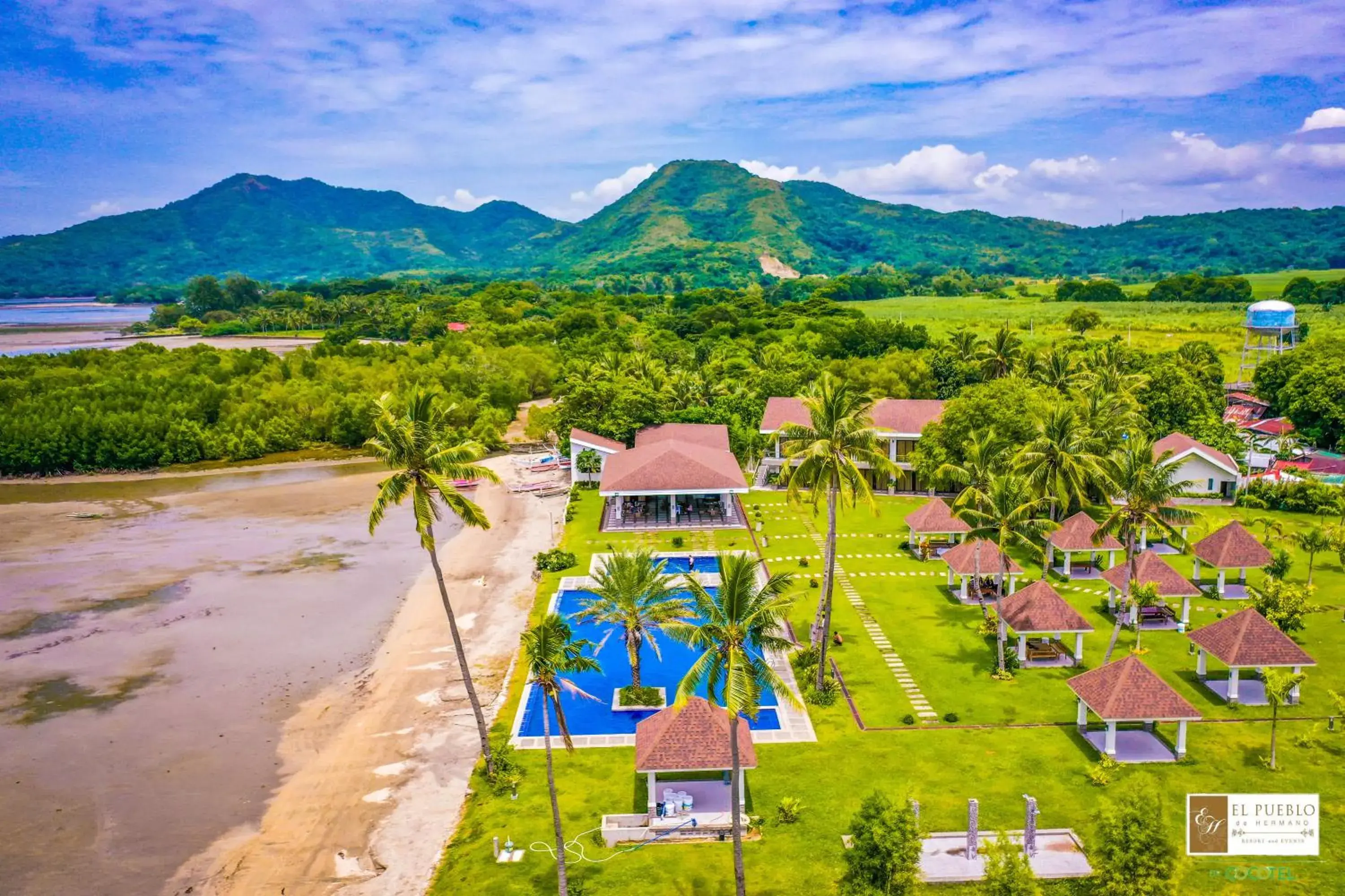 Beach, Bird's-eye View in El Pueblo De Hermano by Cocotel