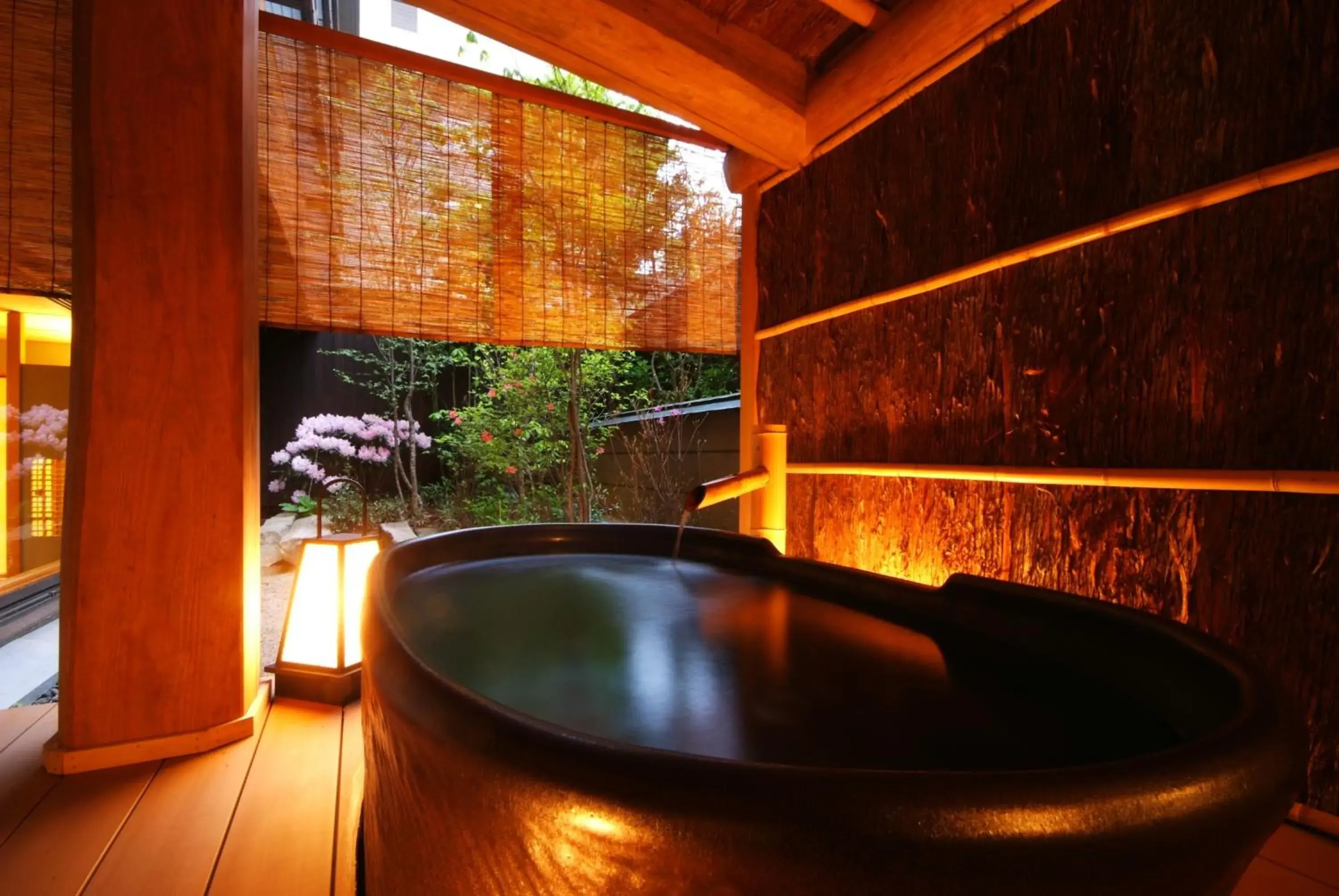 Open Air Bath, Swimming Pool in Kinosaki Onsen Nishimuraya Hotel Shogetsutei