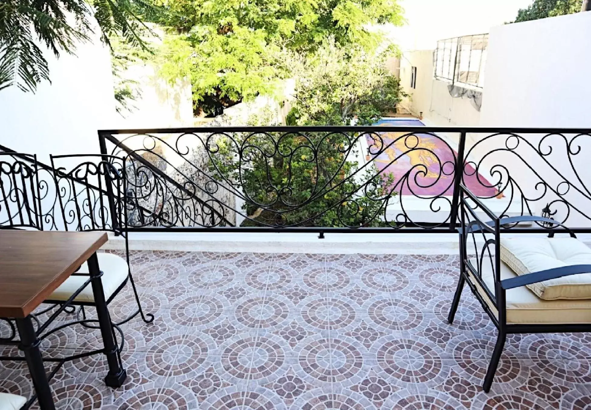 Balcony/Terrace in Hotel & Hostal Boutique Casa Garza
