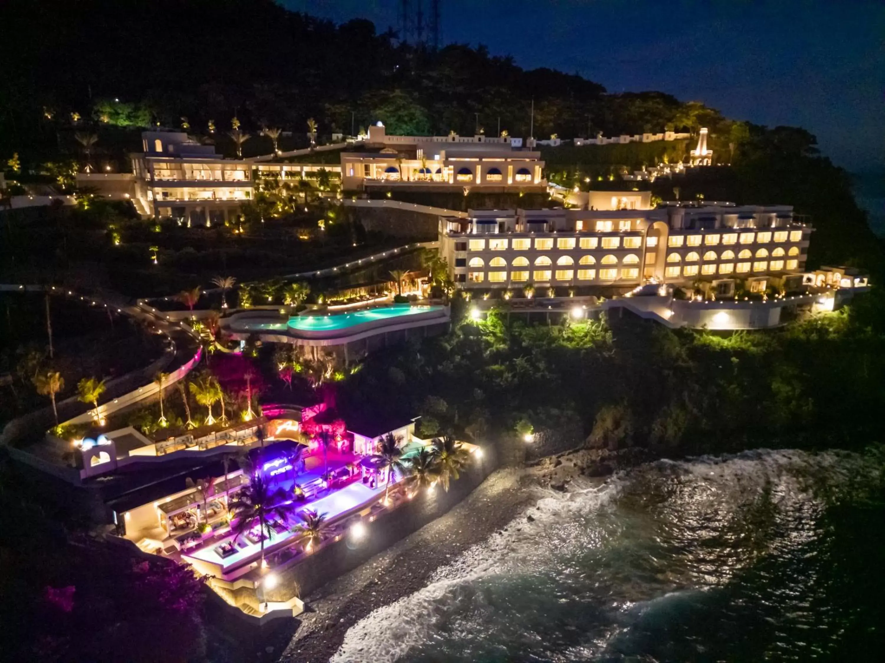 Night, Bird's-eye View in Royal Avila Boutique Resort