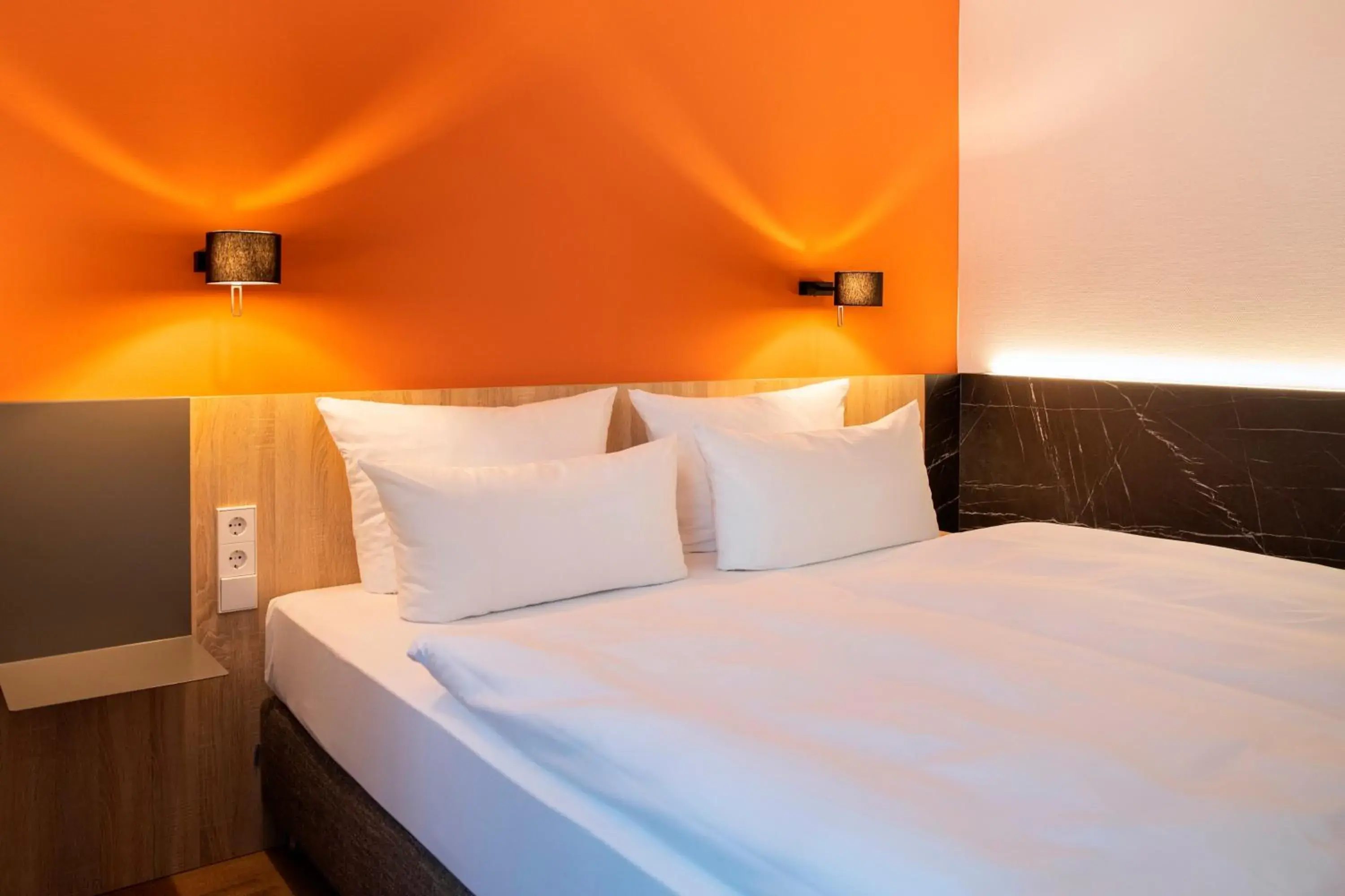 Bed in ACHAT Hotel Stuttgart Airport Messe