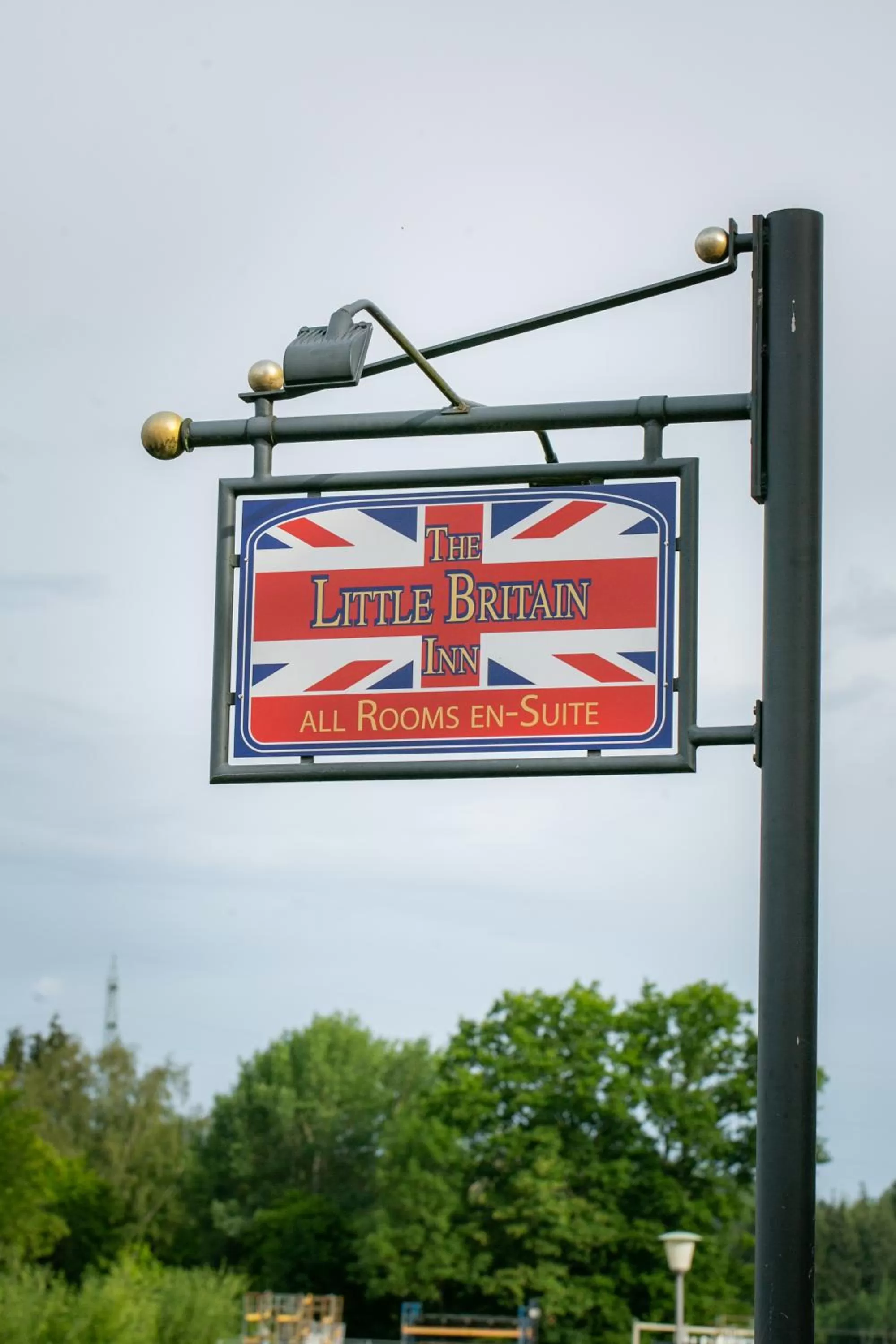 Logo/Certificate/Sign in The Little Britain Inn Themed Hotel One of a Kind In Europe