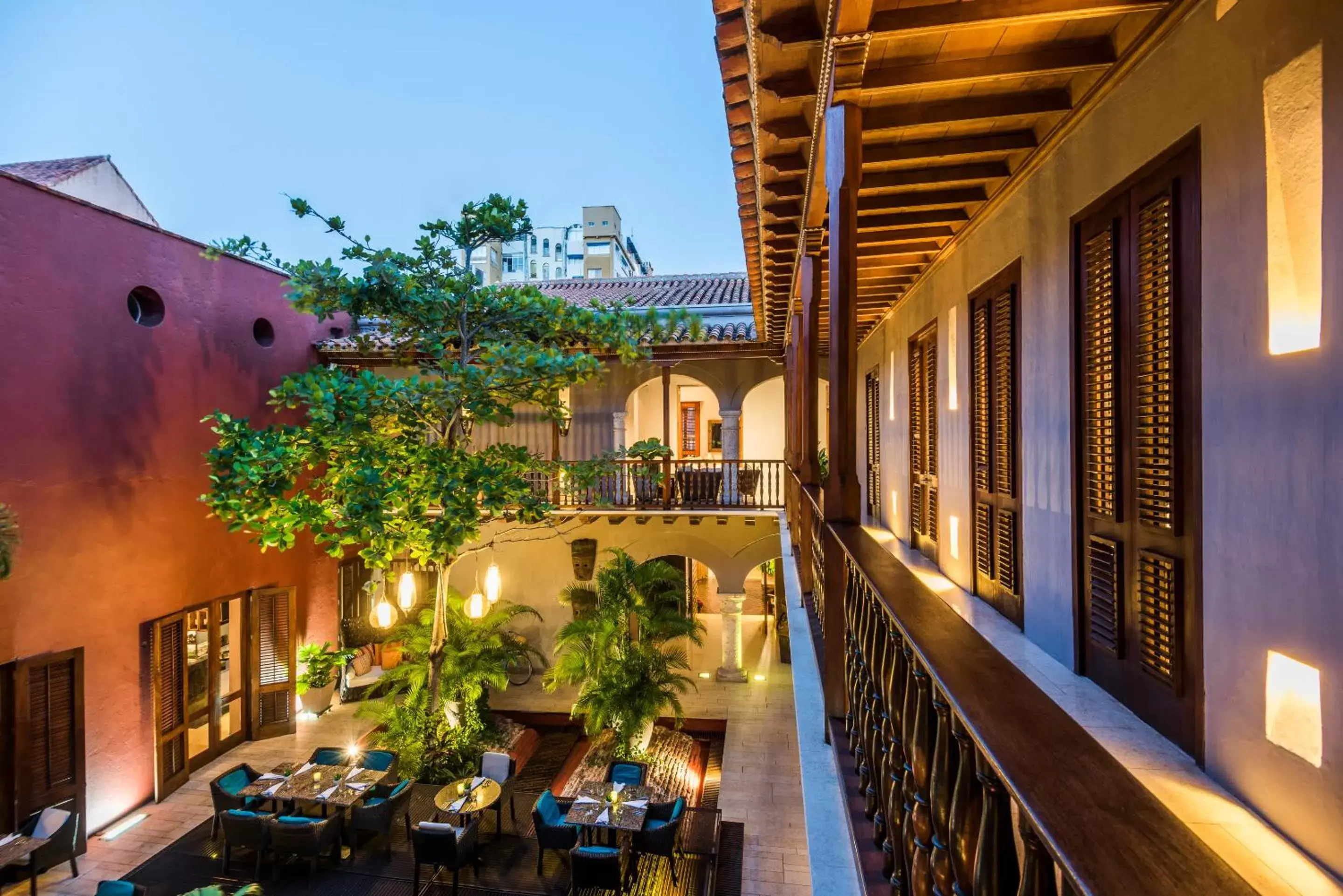 Patio in Ananda Hotel Boutique