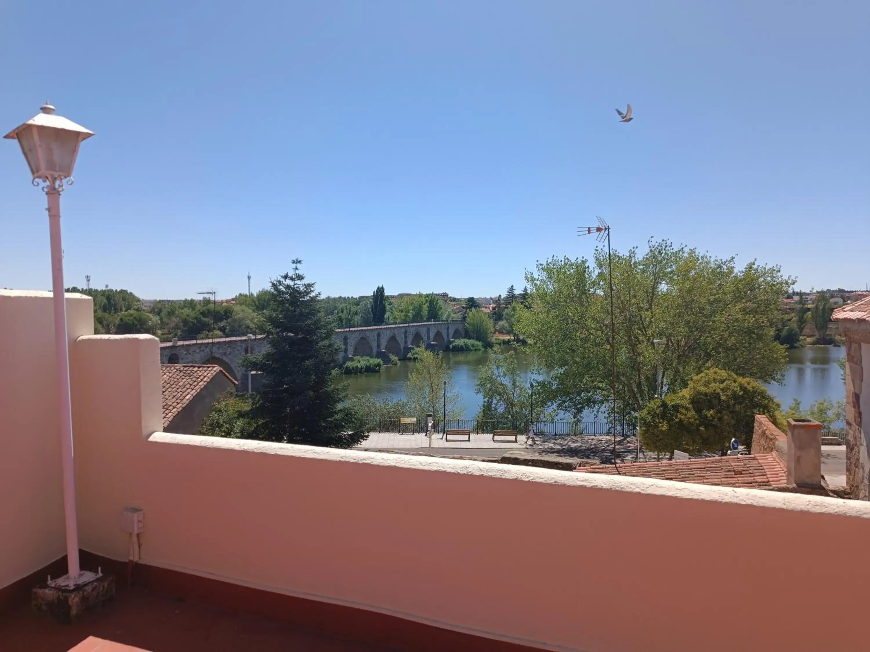 River view, Balcony/Terrace in Hosteria Real De Zamora