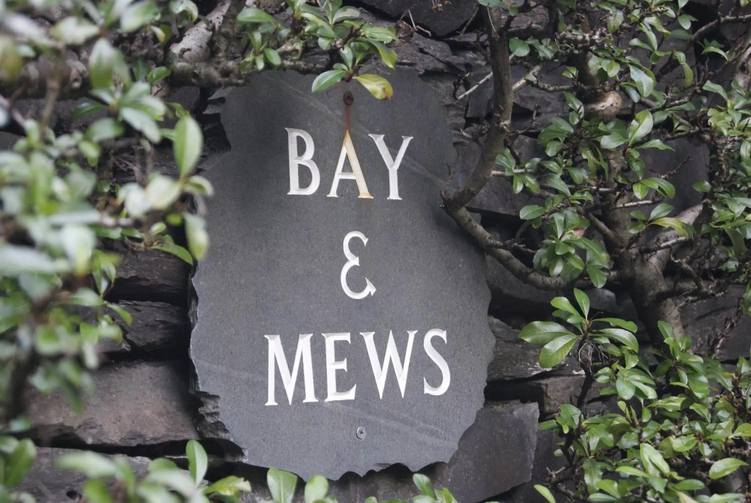 Decorative detail, Property Logo/Sign in Burn How Garden House Hotel