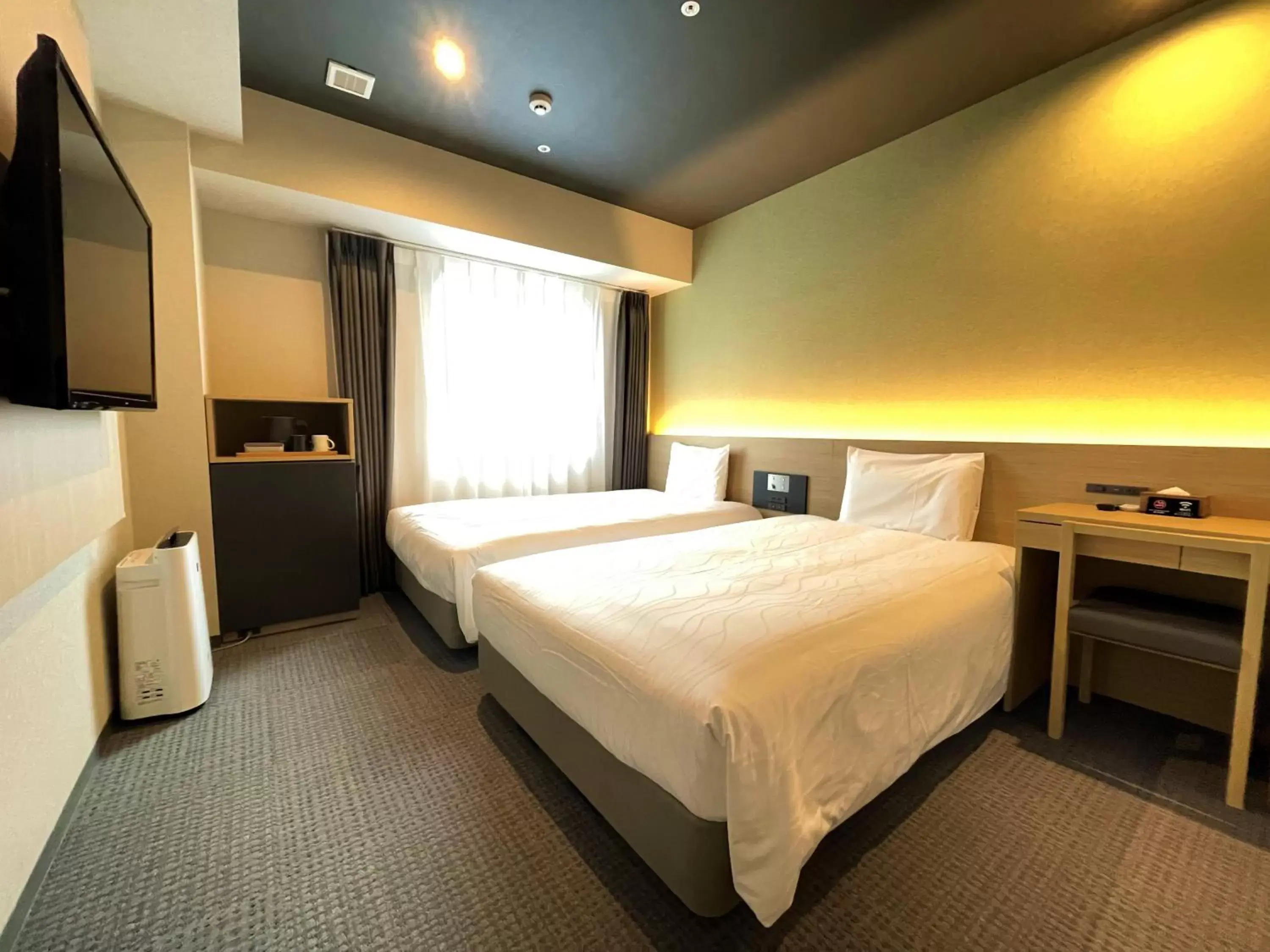 Photo of the whole room, Bed in Henn na Hotel Kanazawa Korimbo