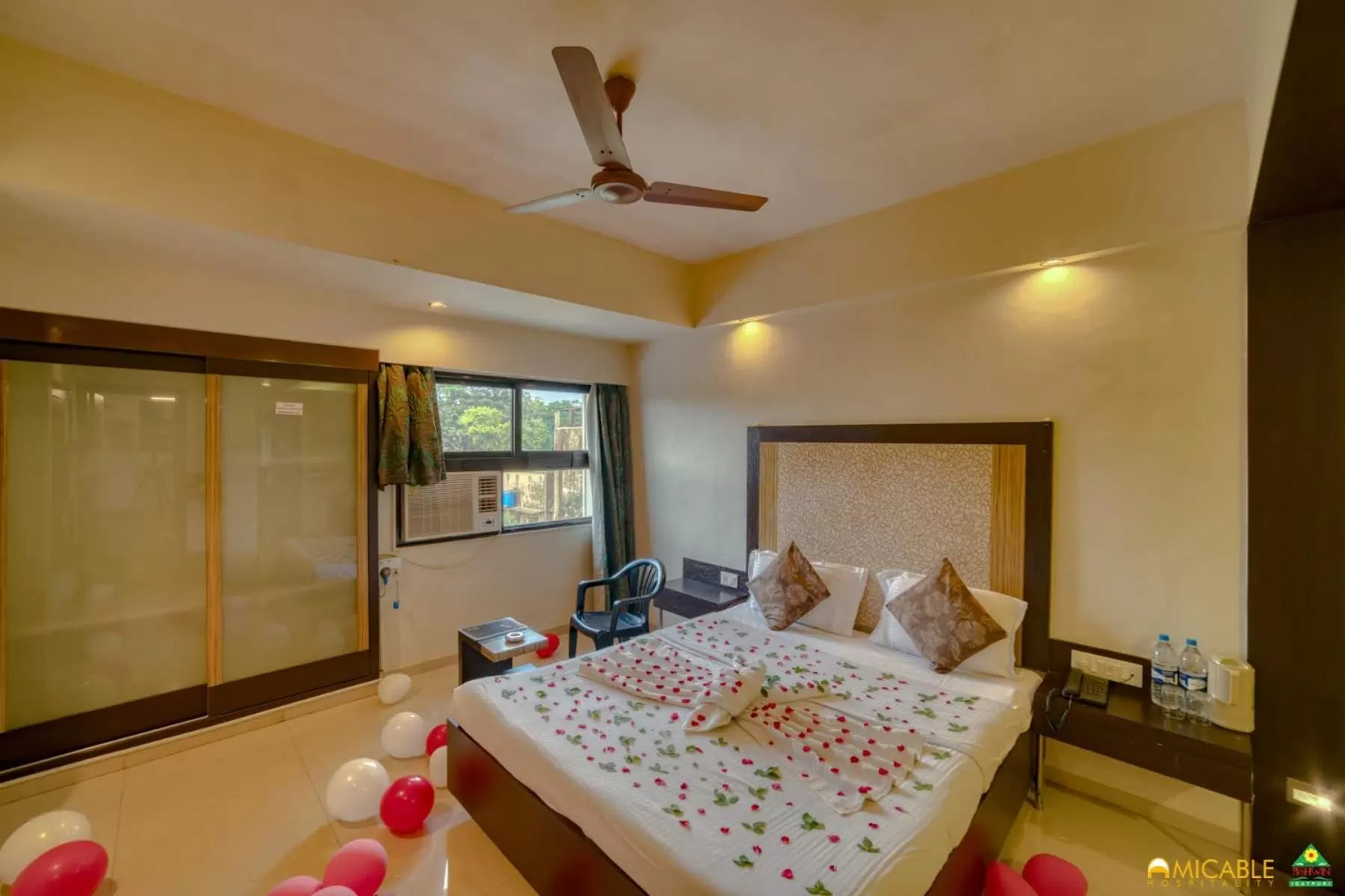 Photo of the whole room, Bed in Hotel Ashwin Igatpuri, Pure Veg & Jain Food