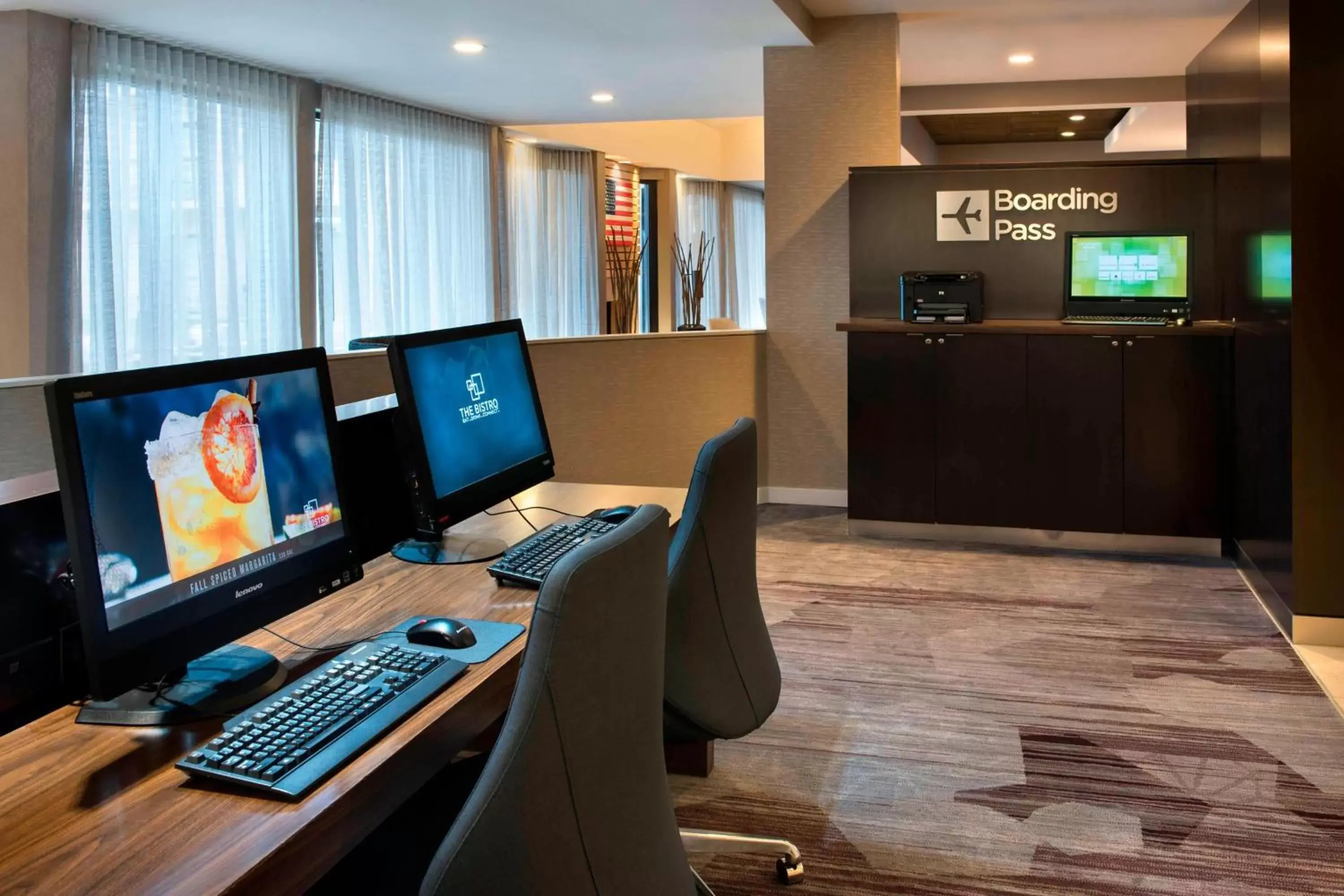 Business facilities, TV/Entertainment Center in Courtyard by Marriott Chicago Waukegan / Gurnee