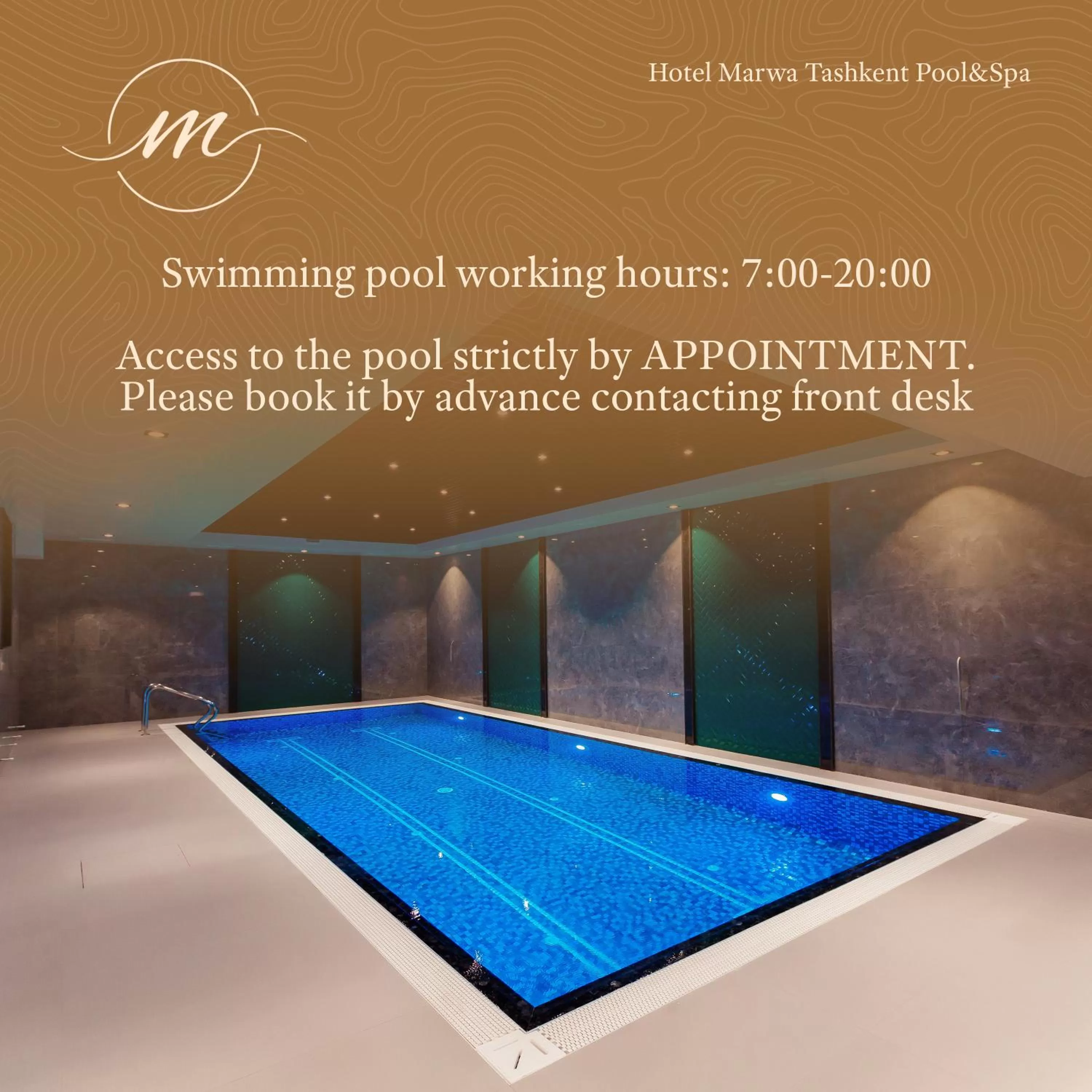 Text overlay in Hotel Marwa Tashkent Pool&Spa
