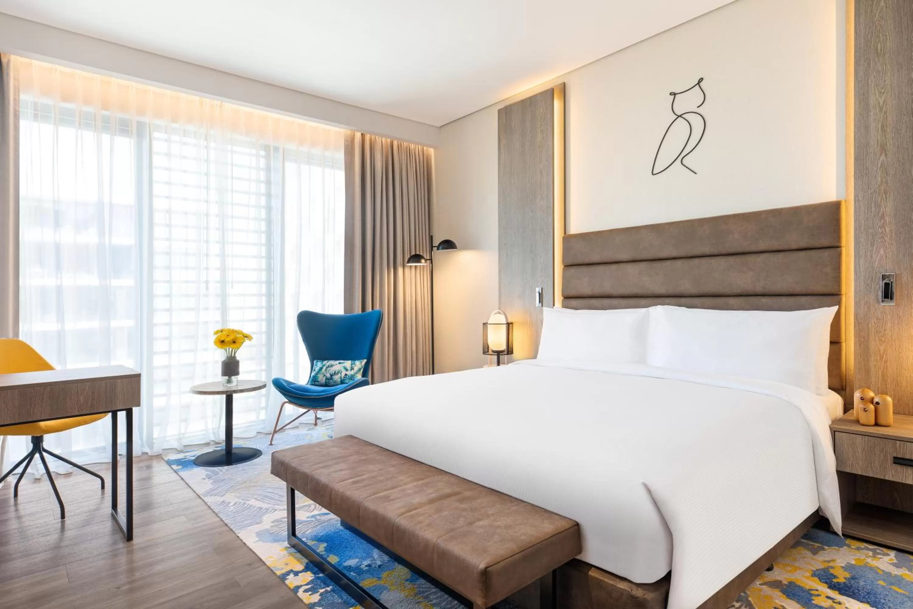 Bedroom, Bed in voco Dubai The Palm by IHG
