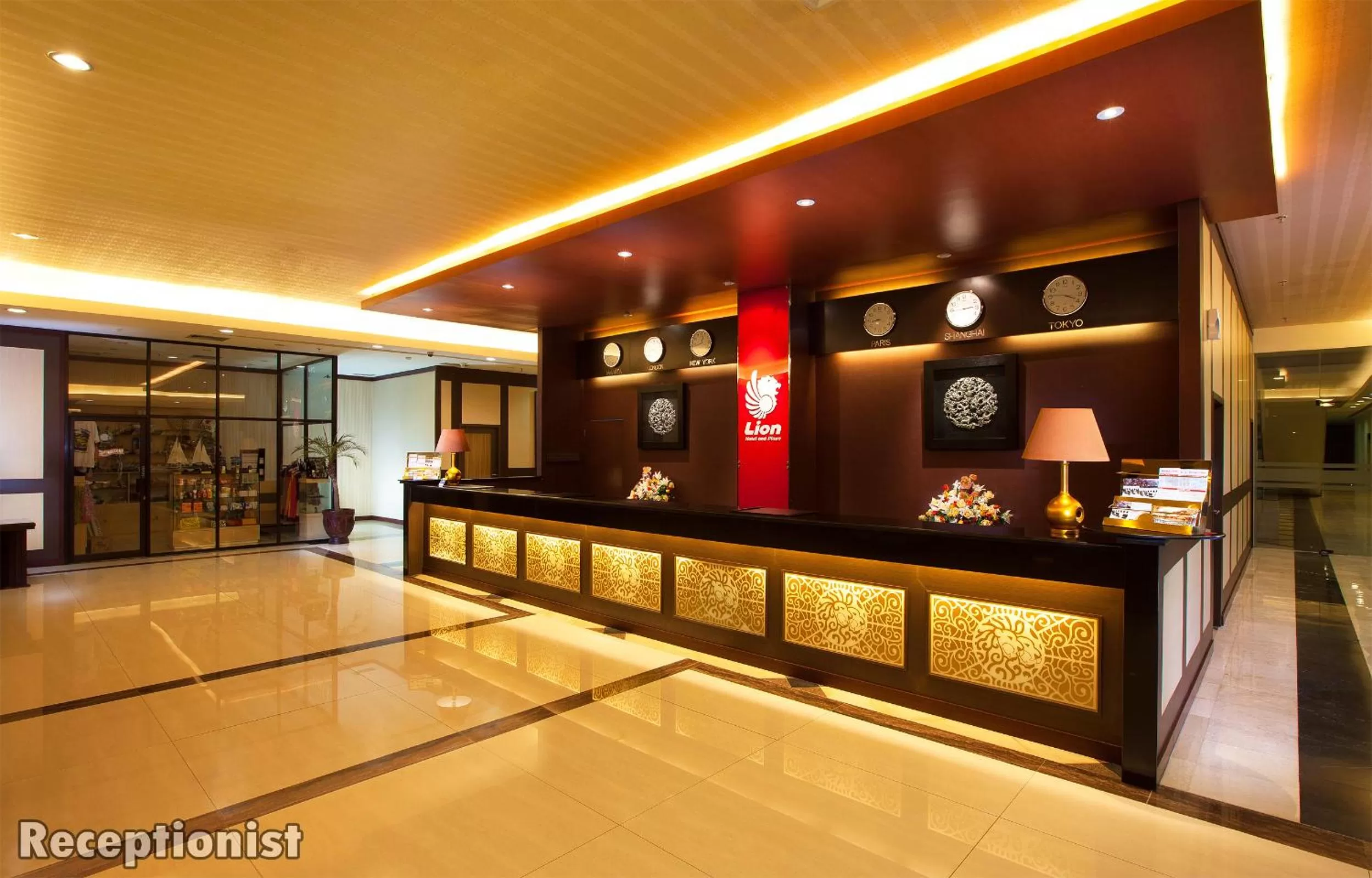 Lobby or reception in Lion Hotel & Plaza Manado