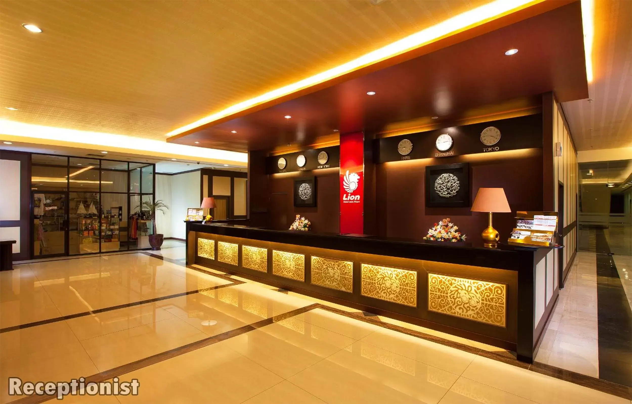 Lobby or reception in Lion Hotel & Plaza Manado Lobby or reception in Lion Hotel & Plaza Manado