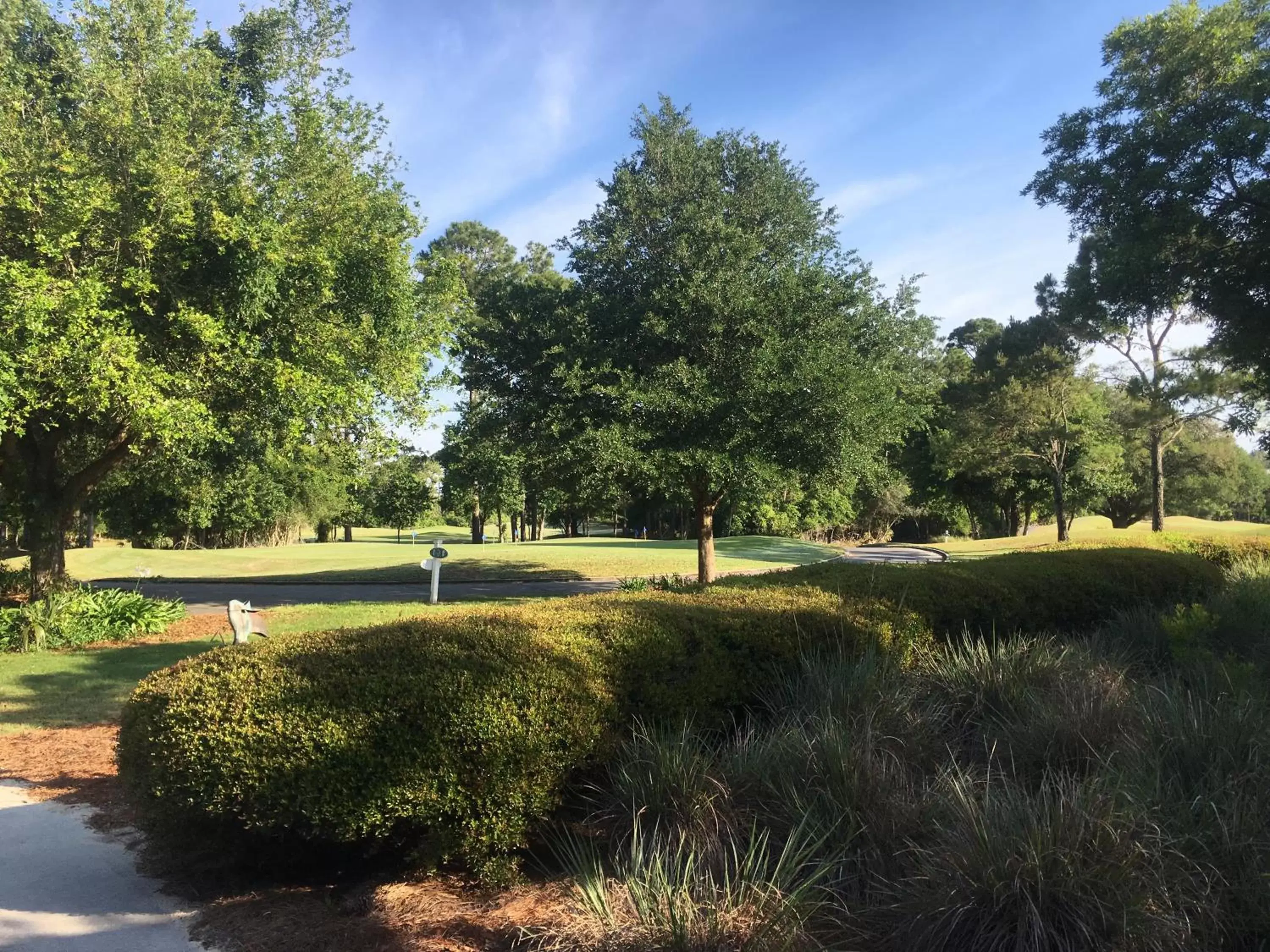 Garden in St. James Bay Golf Club