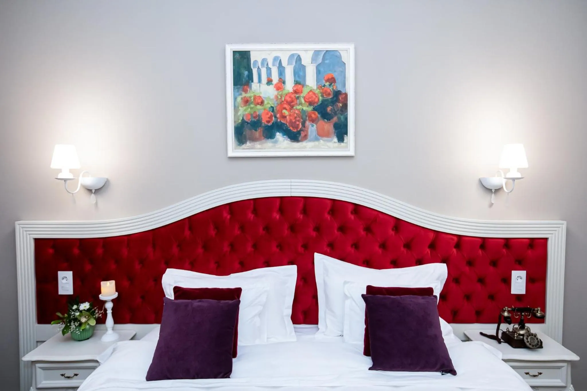 Bed in Grand Hotel Traian