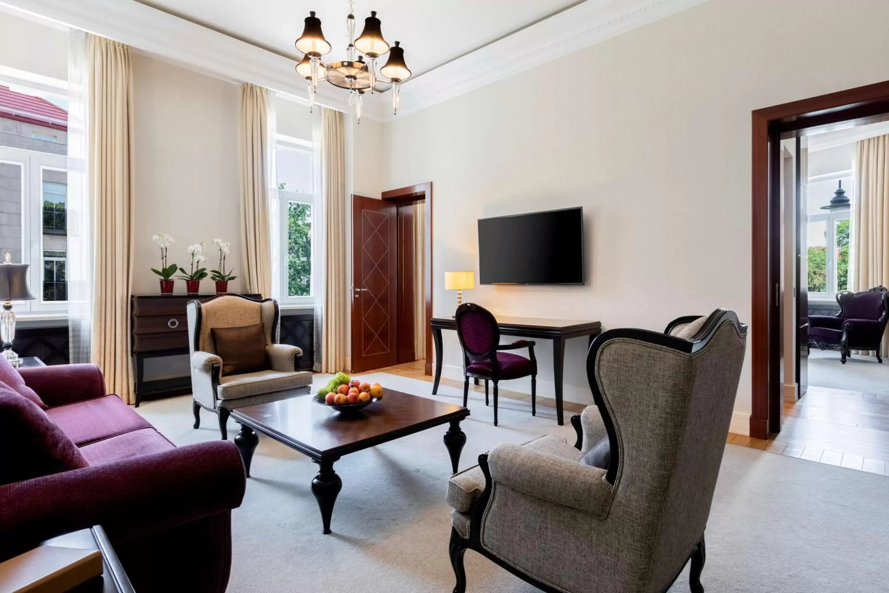 Photo of the whole room, Seating Area in Grand Hotel Kempinski Vilnius