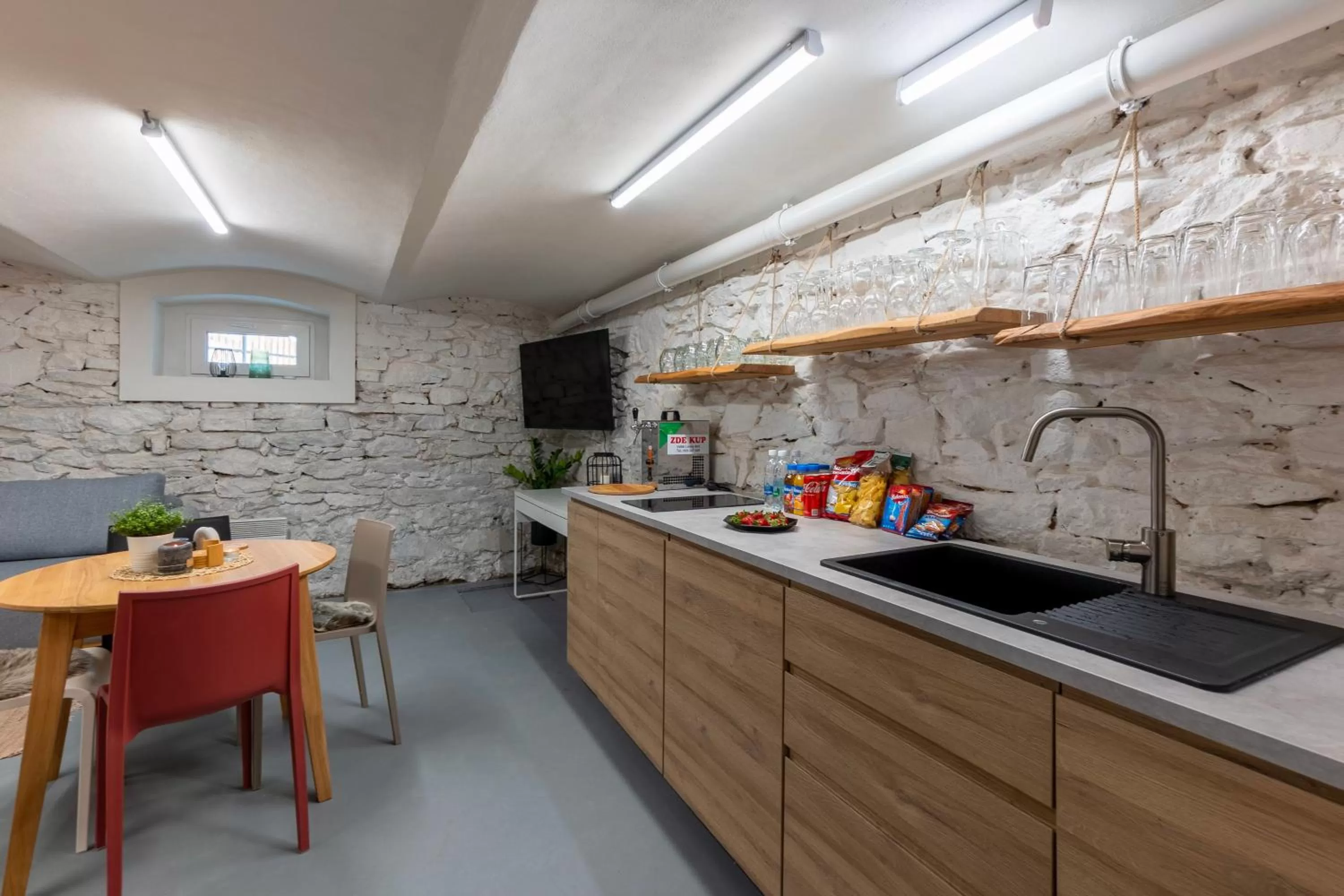 Lounge or bar in Wellness Apartmány Vila Republika