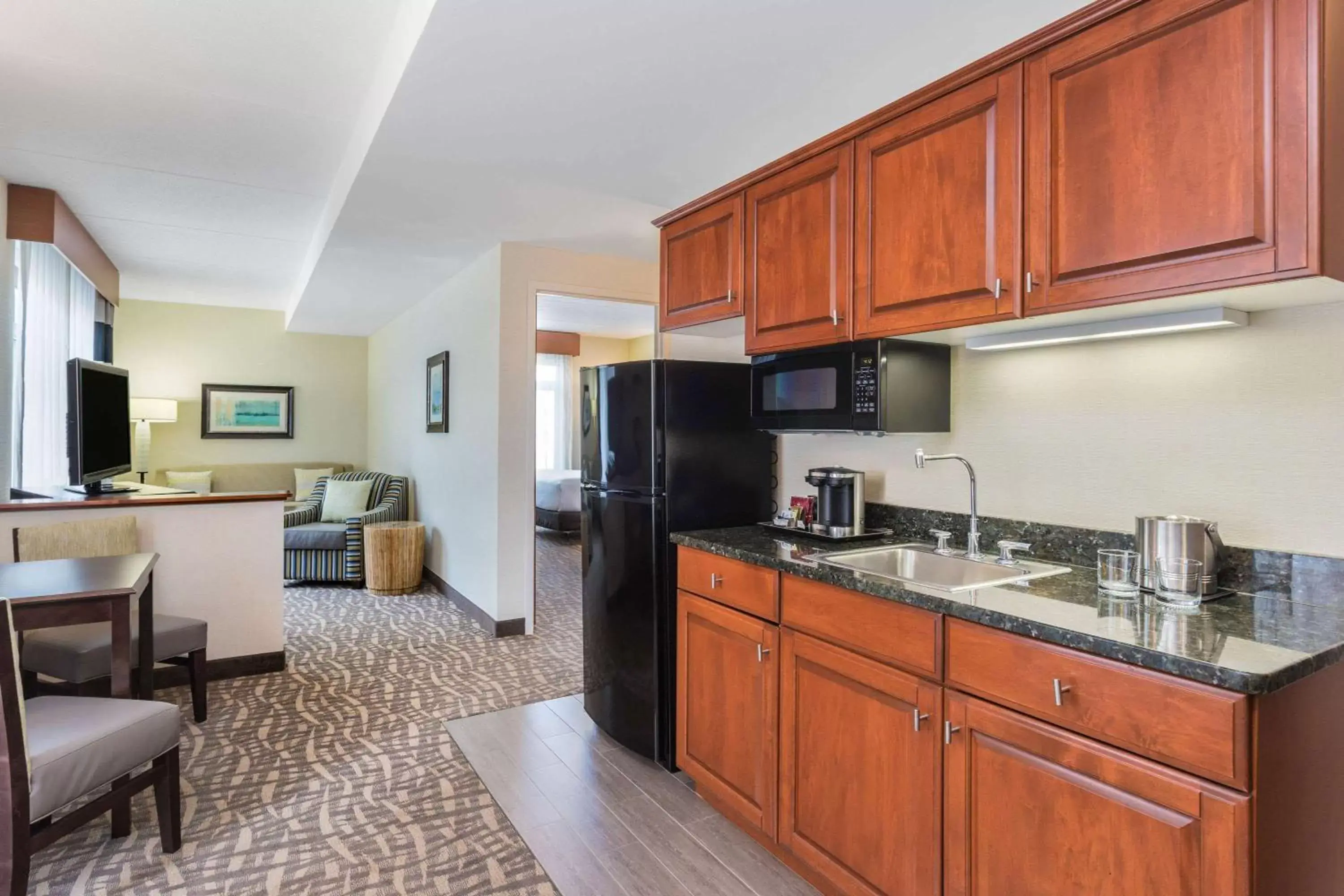 Photo of the whole room, Kitchen/Kitchenette in Wyndham Garden Buffalo Downtown