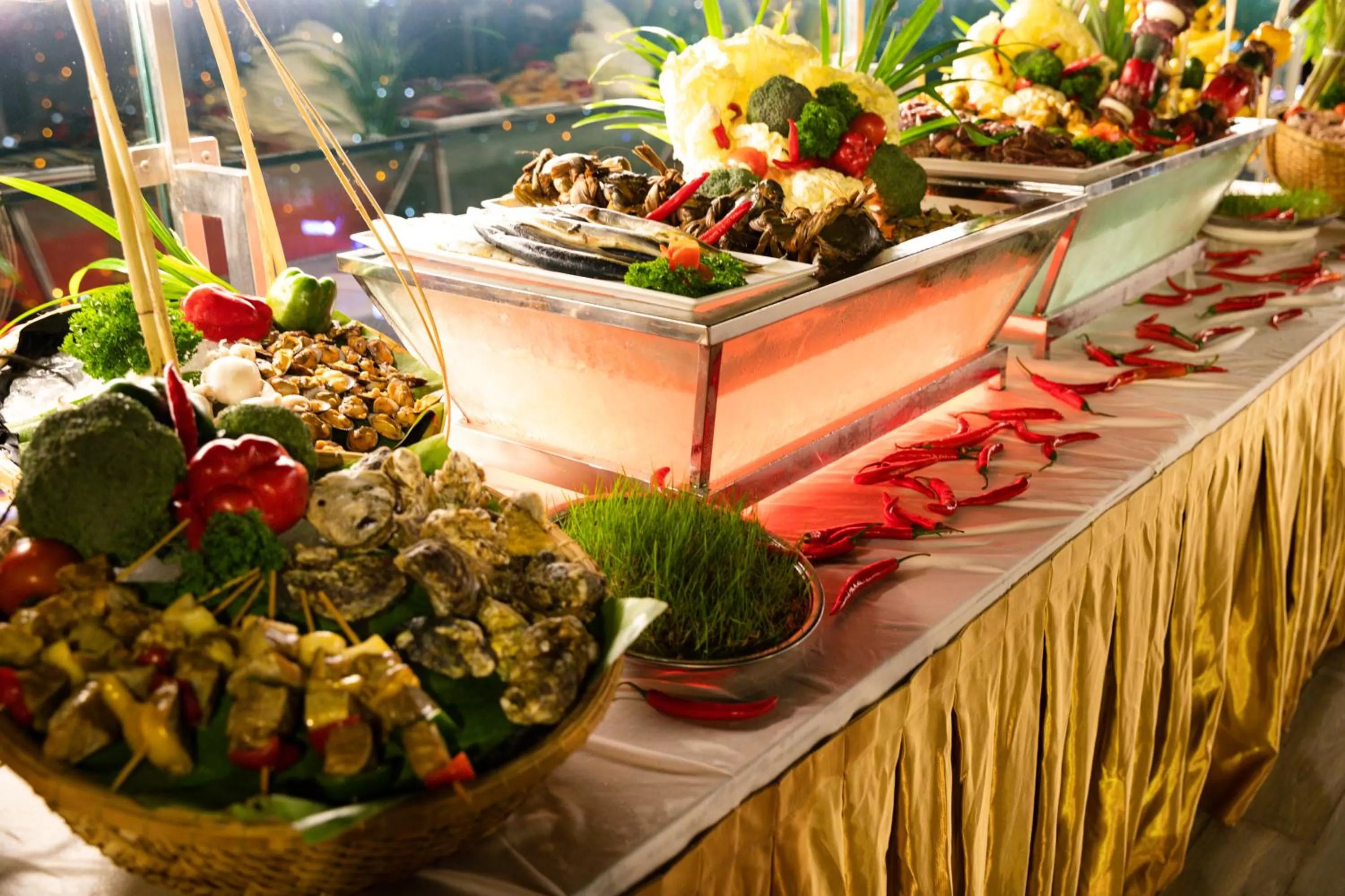 BBQ facilities in DQua Hotel