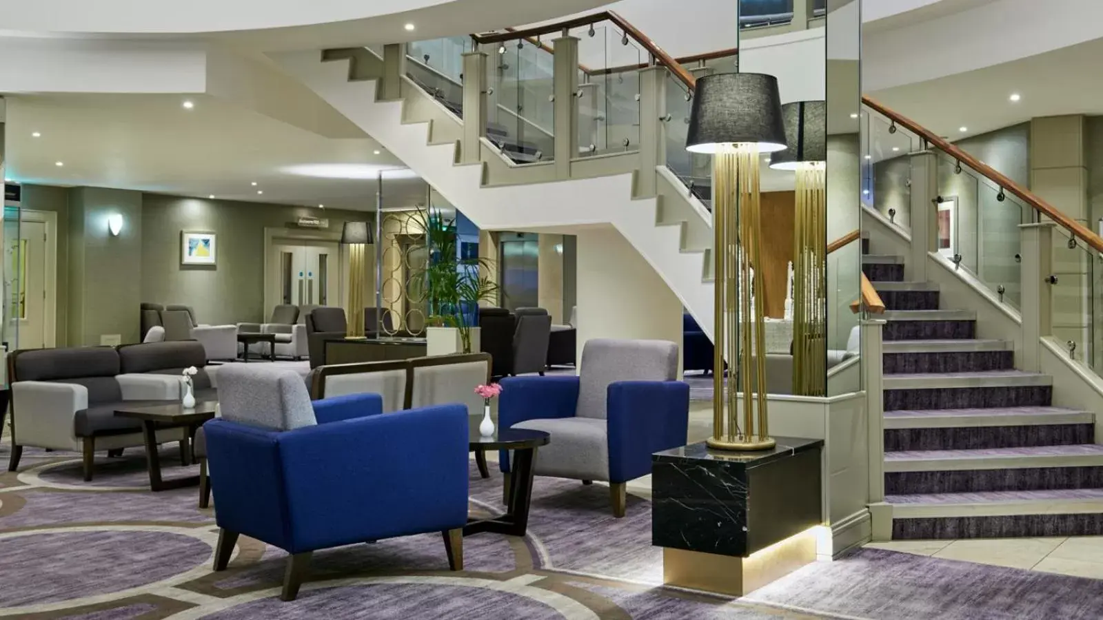 Lobby or reception, Lobby/Reception in Crowne Plaza - Belfast, an IHG Hotel