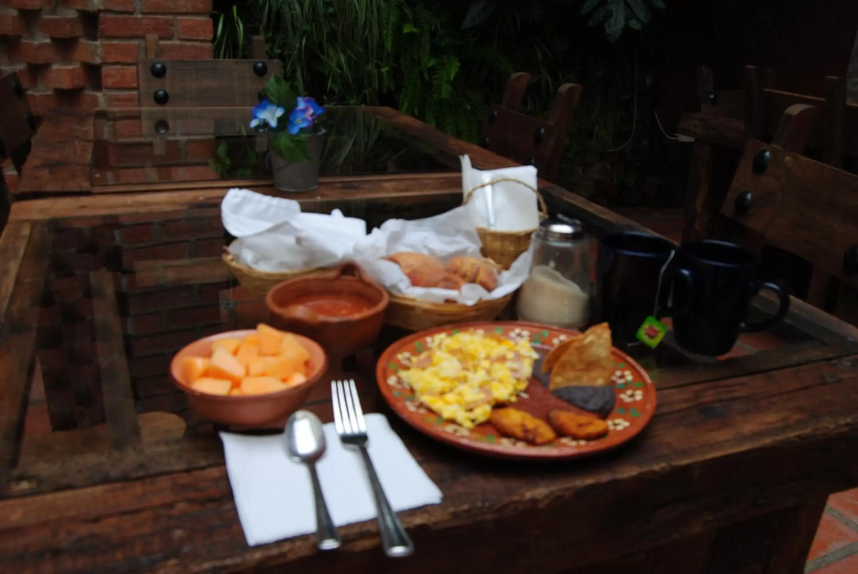 Breakfast in Hotel Casa Índigo