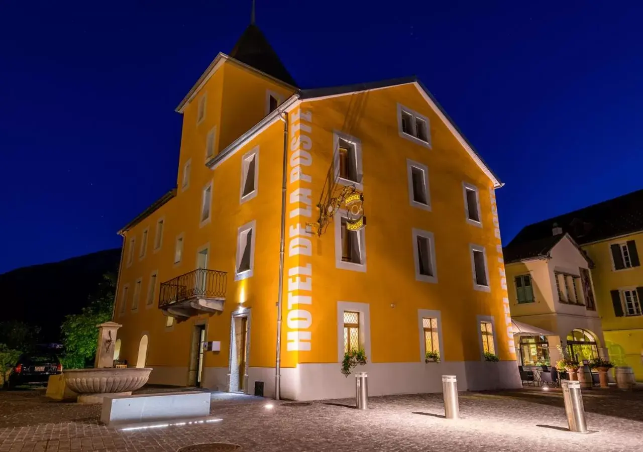 Facade/entrance, Property Building in Hôtel de la Poste Sierre