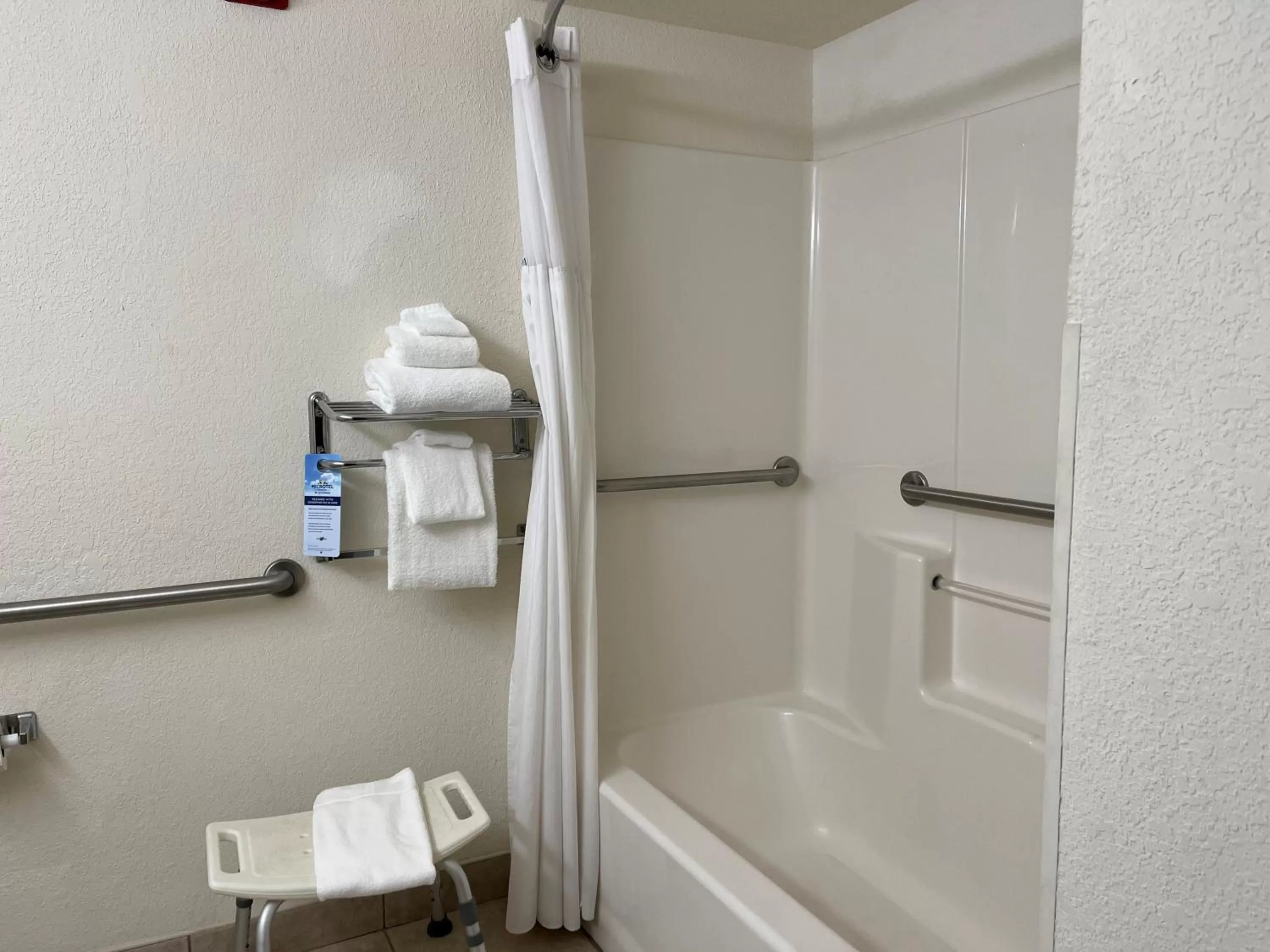 Shower in Microtel Inn and Suites by Wyndham - Lady Lake/ The Villages