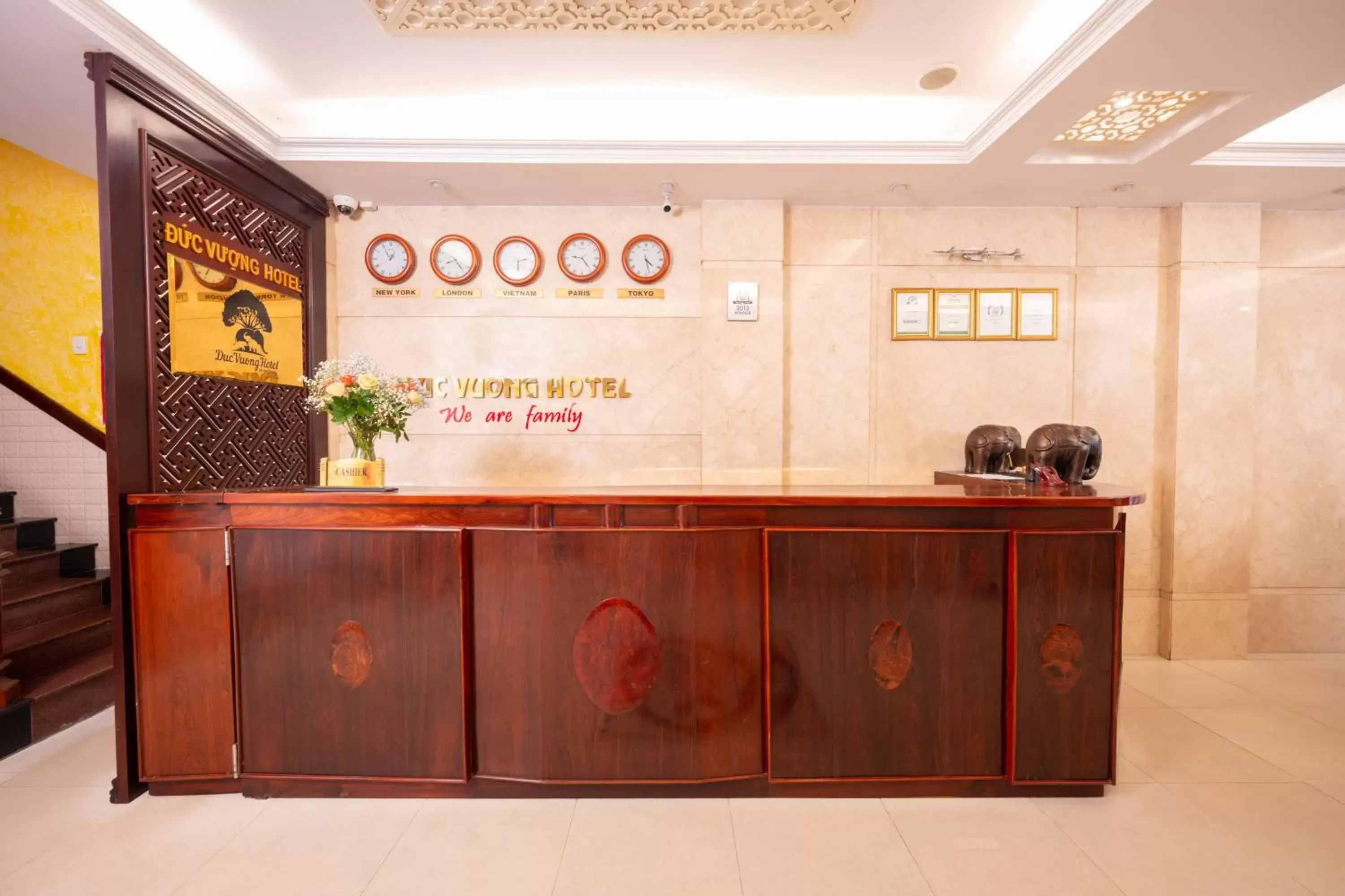 Lobby or reception in Duc Vuong Saigon Hotel - Bui Vien Lobby or reception in Duc Vuong Saigon Hotel - Bui Vien
