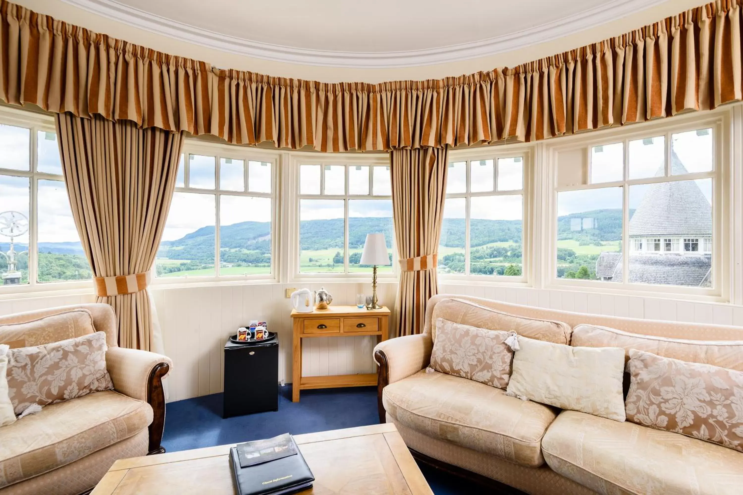 View (from property/room), Seating Area in The Atholl Palace