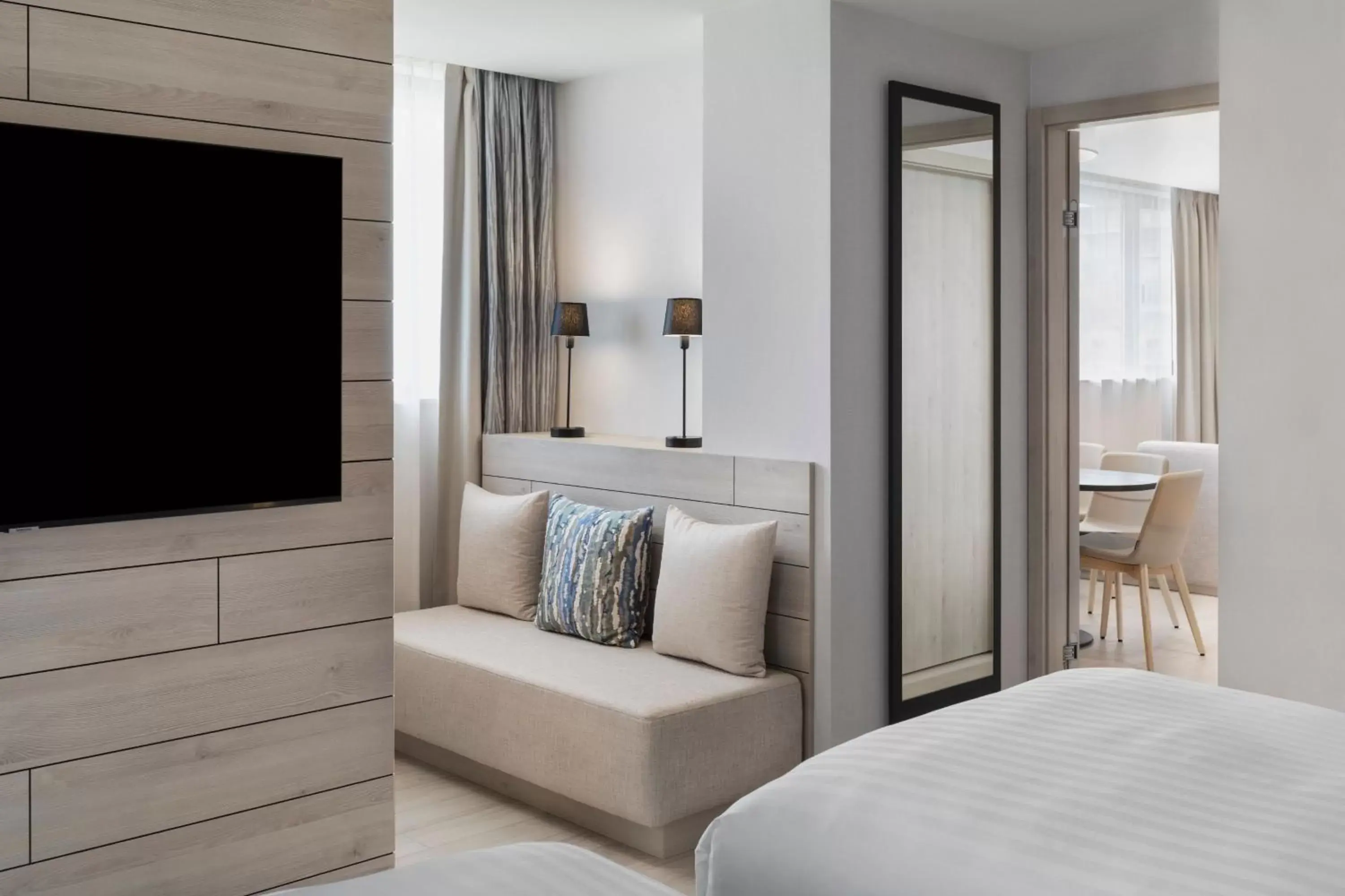 Bedroom, TV/Entertainment Center in Courtyard by Marriott Batumi