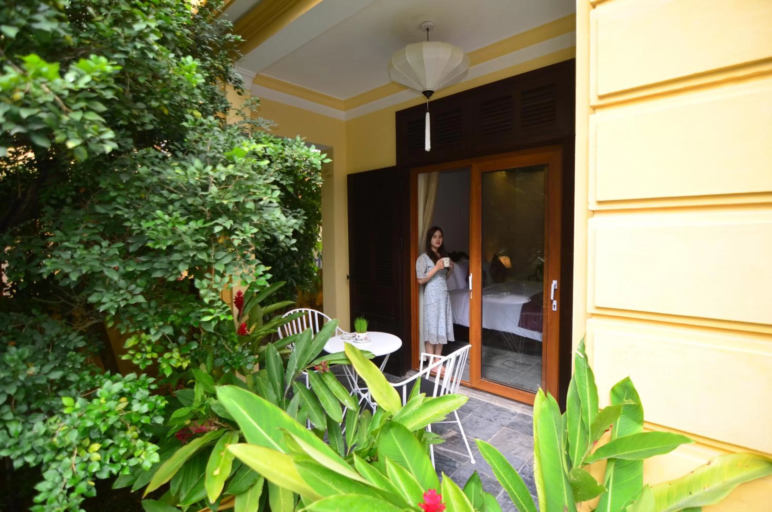 Patio in Hoian Central Hotel